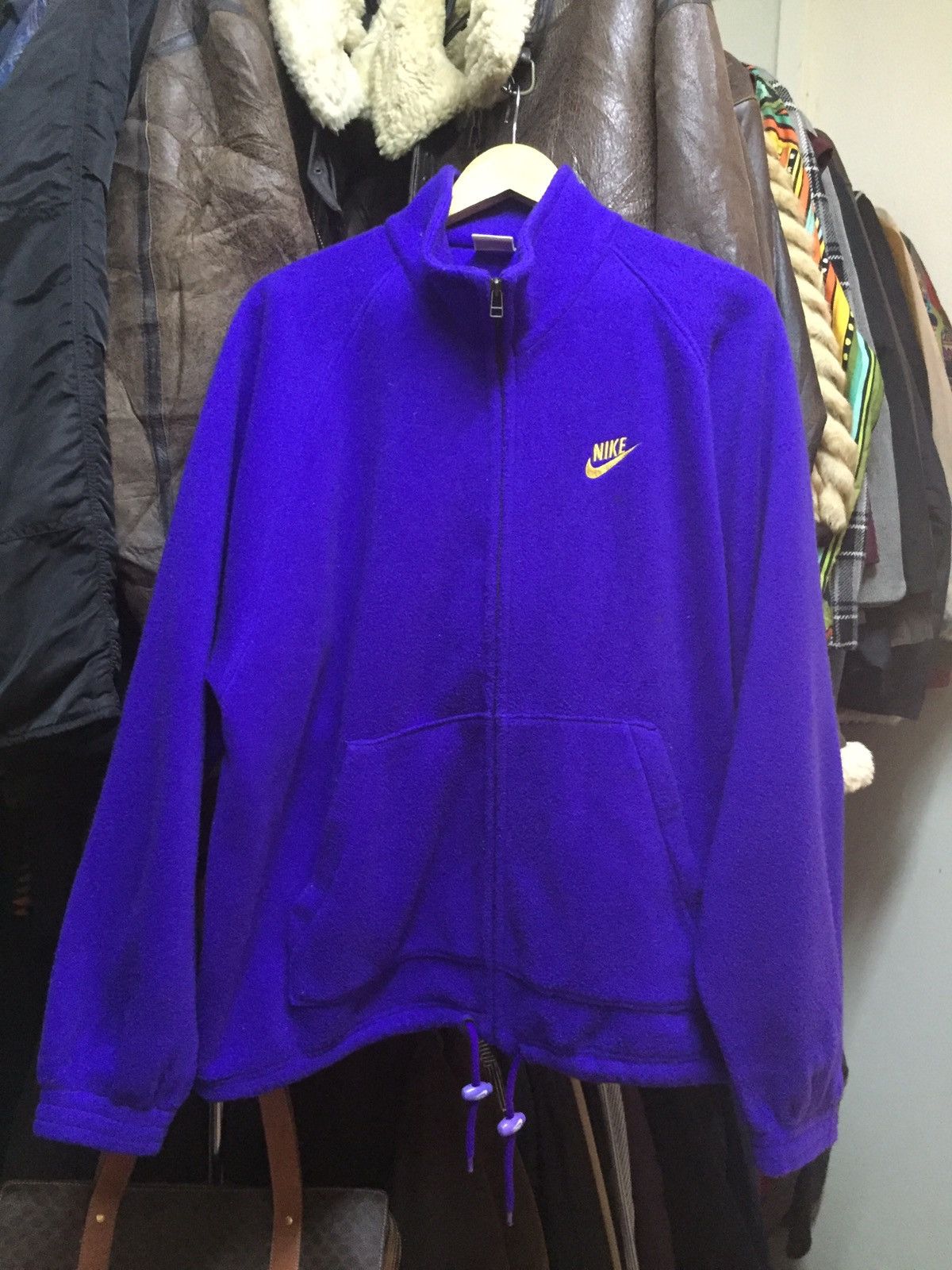Nike VINTAGE 90s NIKE TENNIS ANDRE AGASSI FLEECE JACKET Size US XL / EU 56 / 4 - 1 Thumbnail