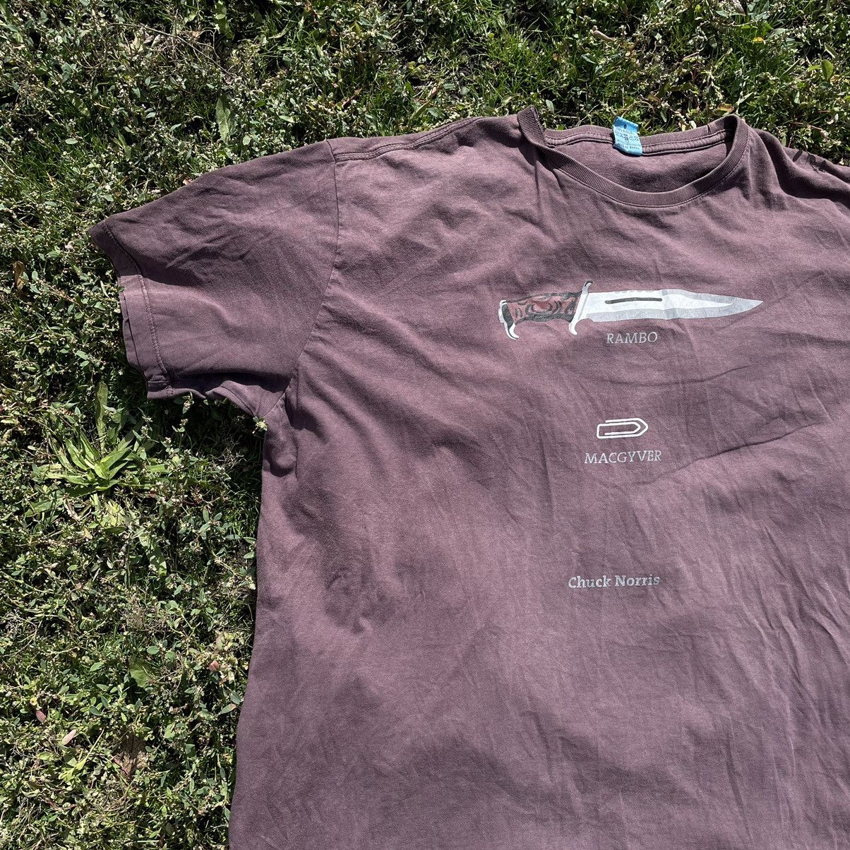 Vintage Vintage Y2K Sun Faded Graphic Tee Grunge Streetwear Baggy XL Size US XL / EU 56 / 4 - 3 Thumbnail