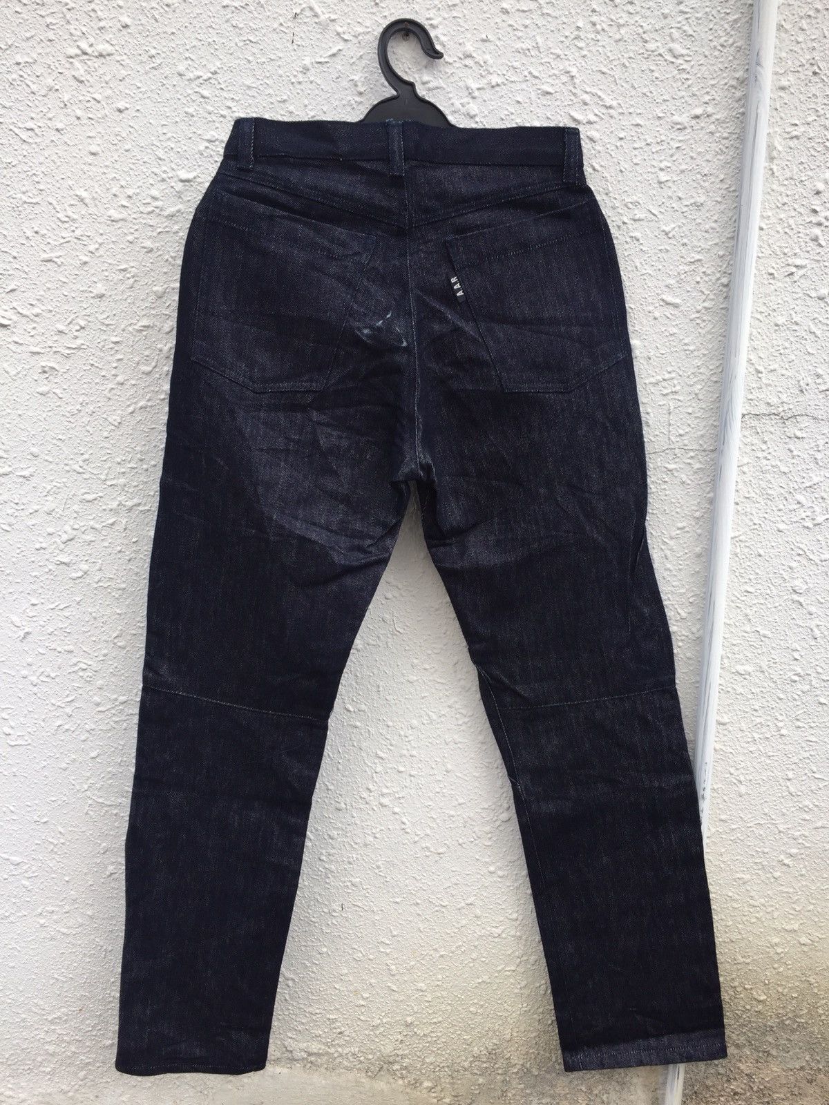 Yohji Yamamoto 1990s Yohji Yamamoto A.A.R Biker Jeans Size US 27 - 6 Thumbnail