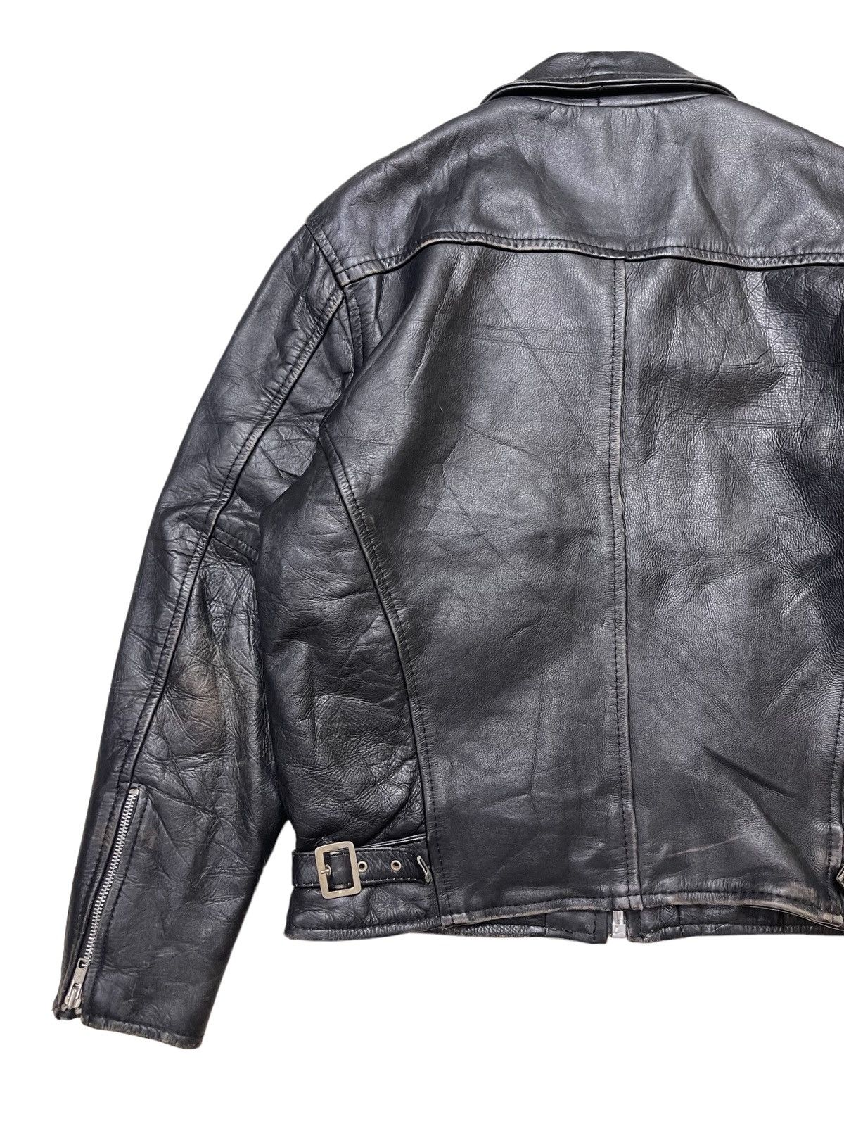 Vintage Vintage Triumph Leather Bikers Jacket Size US L / EU 52-54 / 3 - 8 Thumbnail