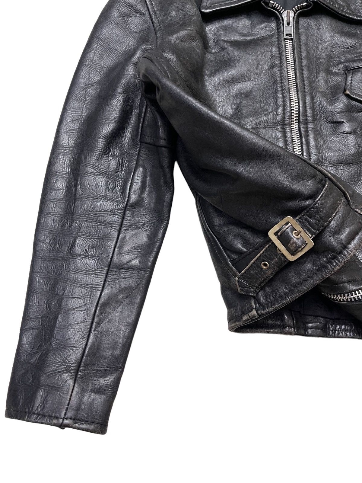Vintage Vintage Triumph Leather Bikers Jacket Size US L / EU 52-54 / 3 - 9 Thumbnail