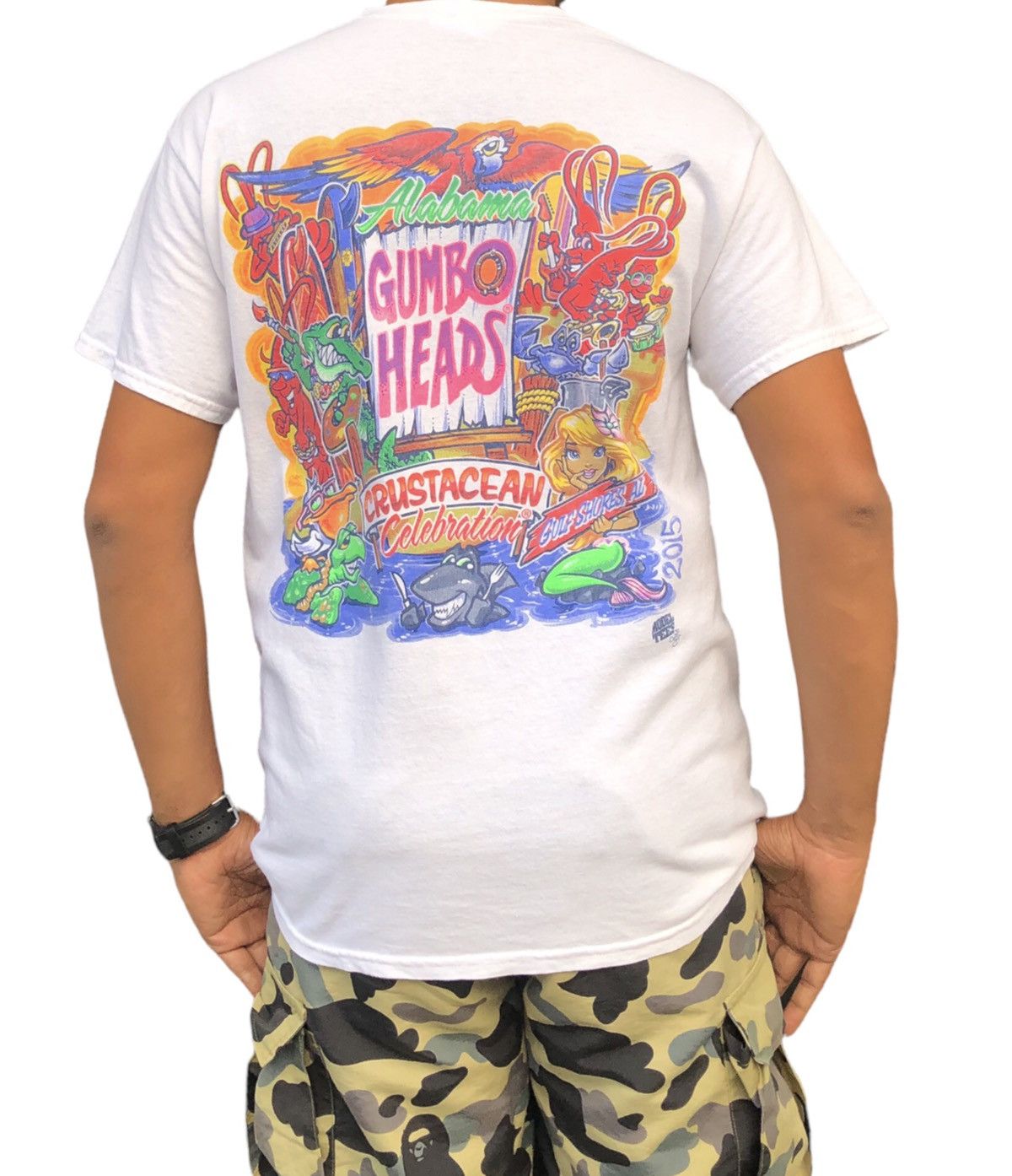Band Tees Alabama Gumbo Heads Tee Size US M / EU 48-50 / 2 - 1 Thumbnail