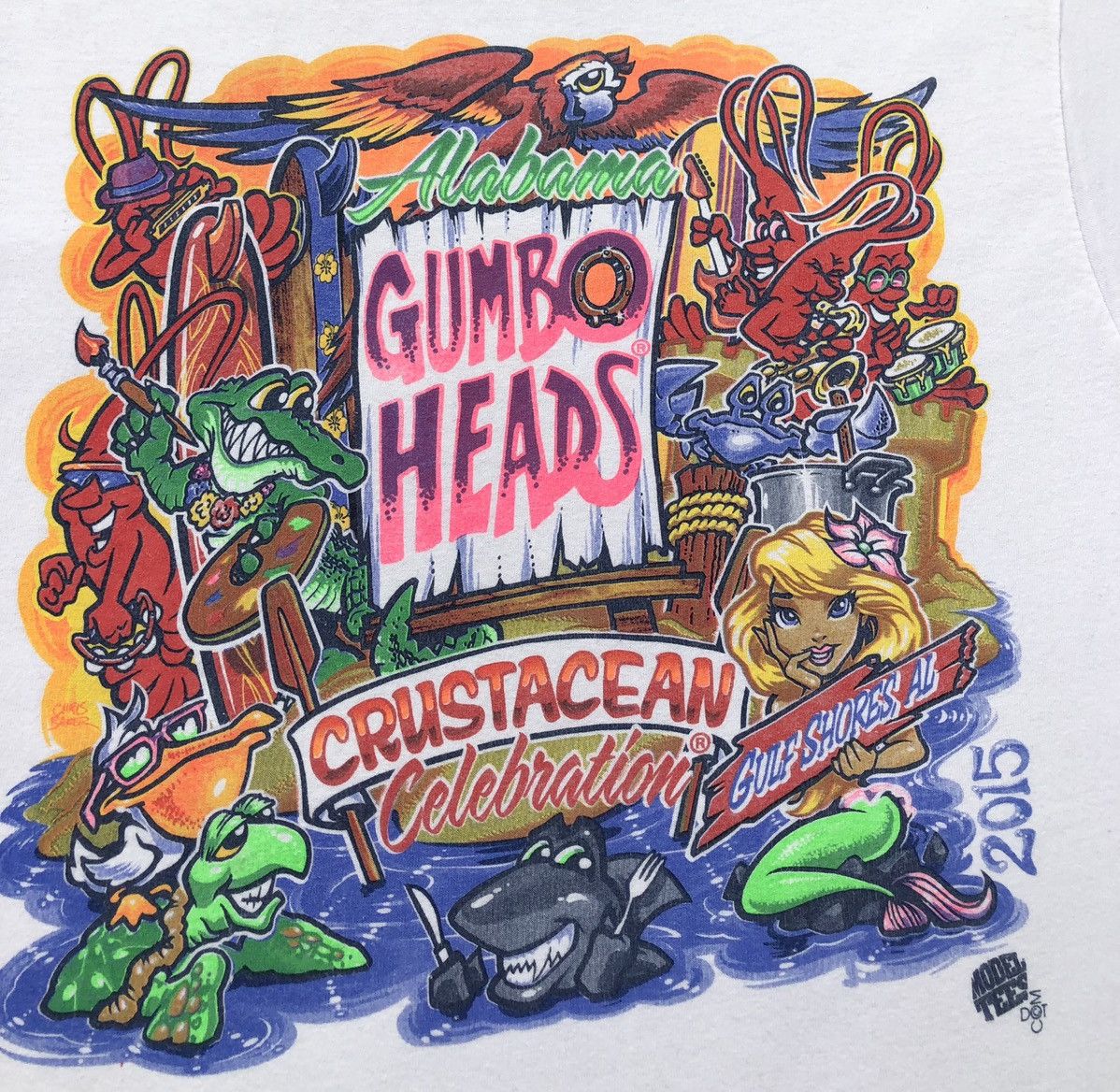 Band Tees Alabama Gumbo Heads Tee Size US M / EU 48-50 / 2 - 5 Thumbnail
