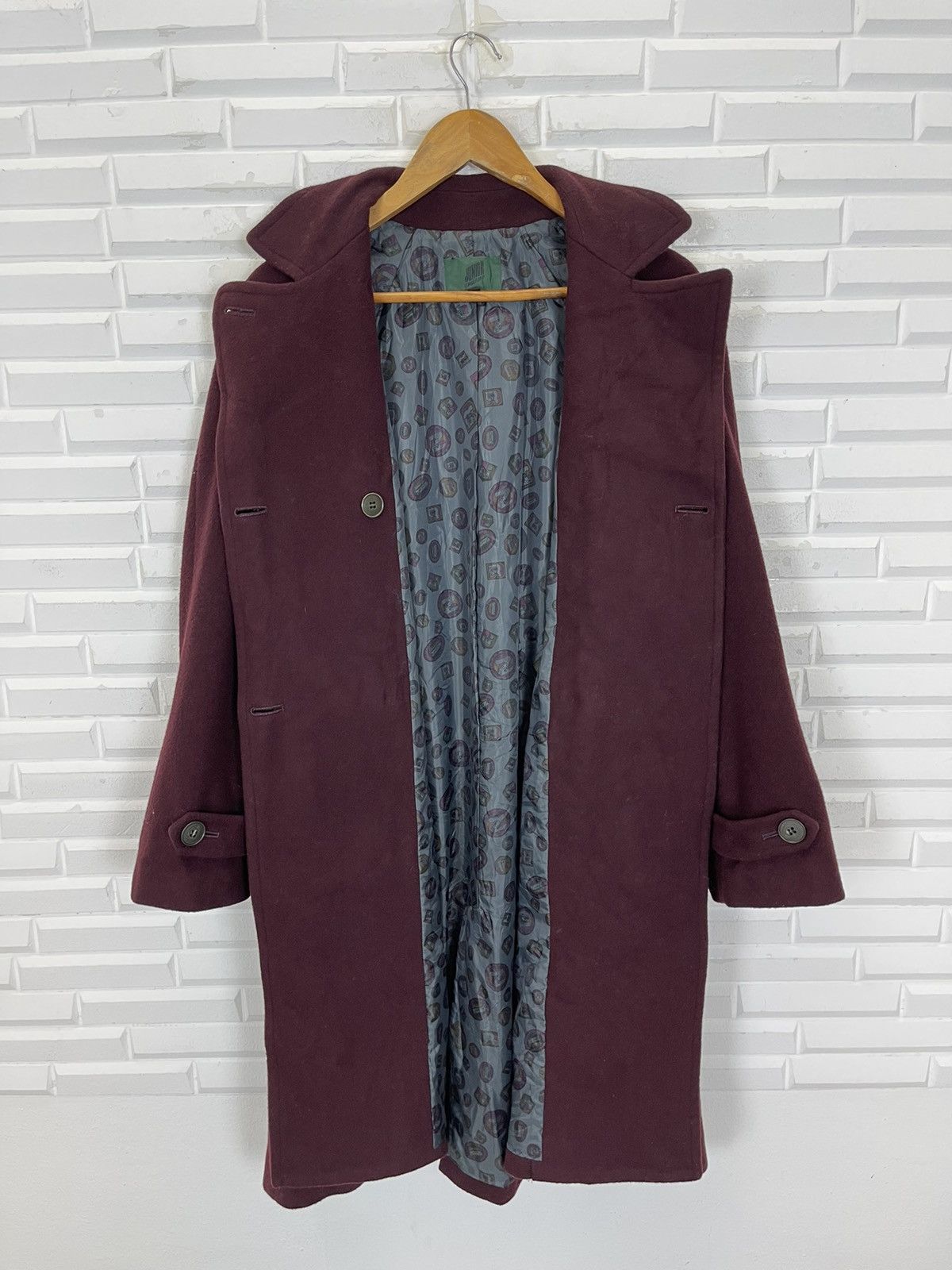 Jean Paul Gaultier Vintage JP.GAULTIER Winter Wool Long Coat Size 40L - 4 Thumbnail