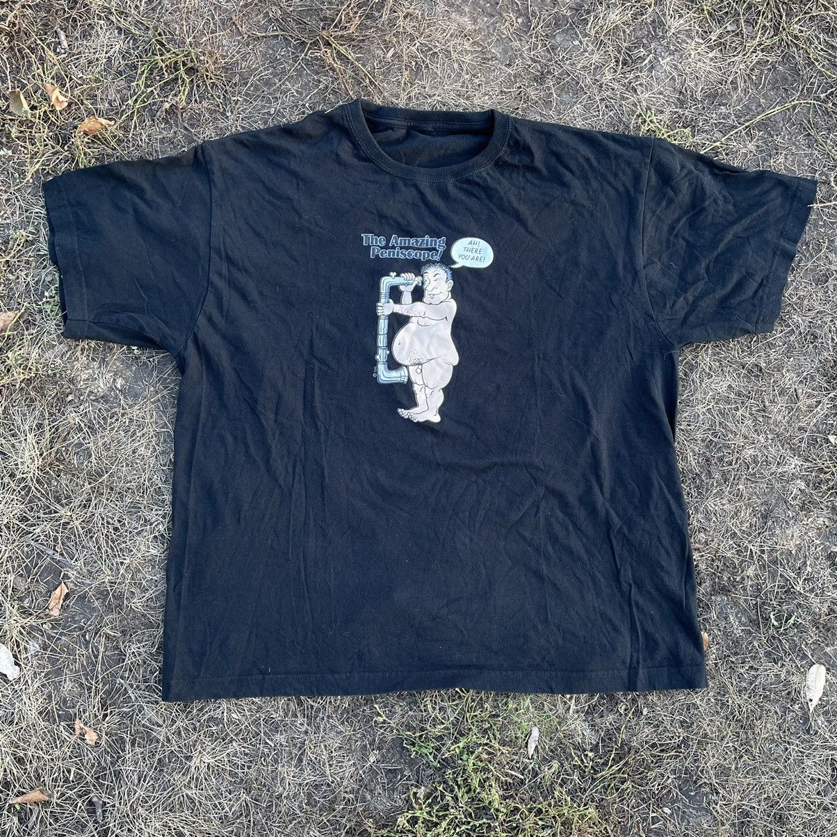 Vintage Vintage Y2K ADULT “ Peniscope XXX “ Faded Humor Tee Size US XL / EU 56 / 4 - 1 Thumbnail