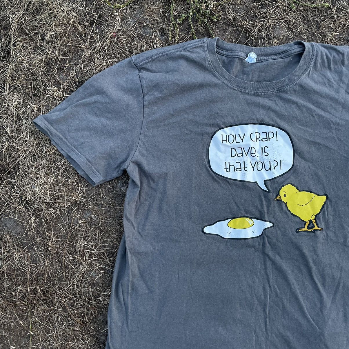 Vintage Vintage Y2K Faded “ Ohh Sh🗯t Are You Okay? “ Humor Tee Size US L / EU 52-54 / 3 - 3 Thumbnail