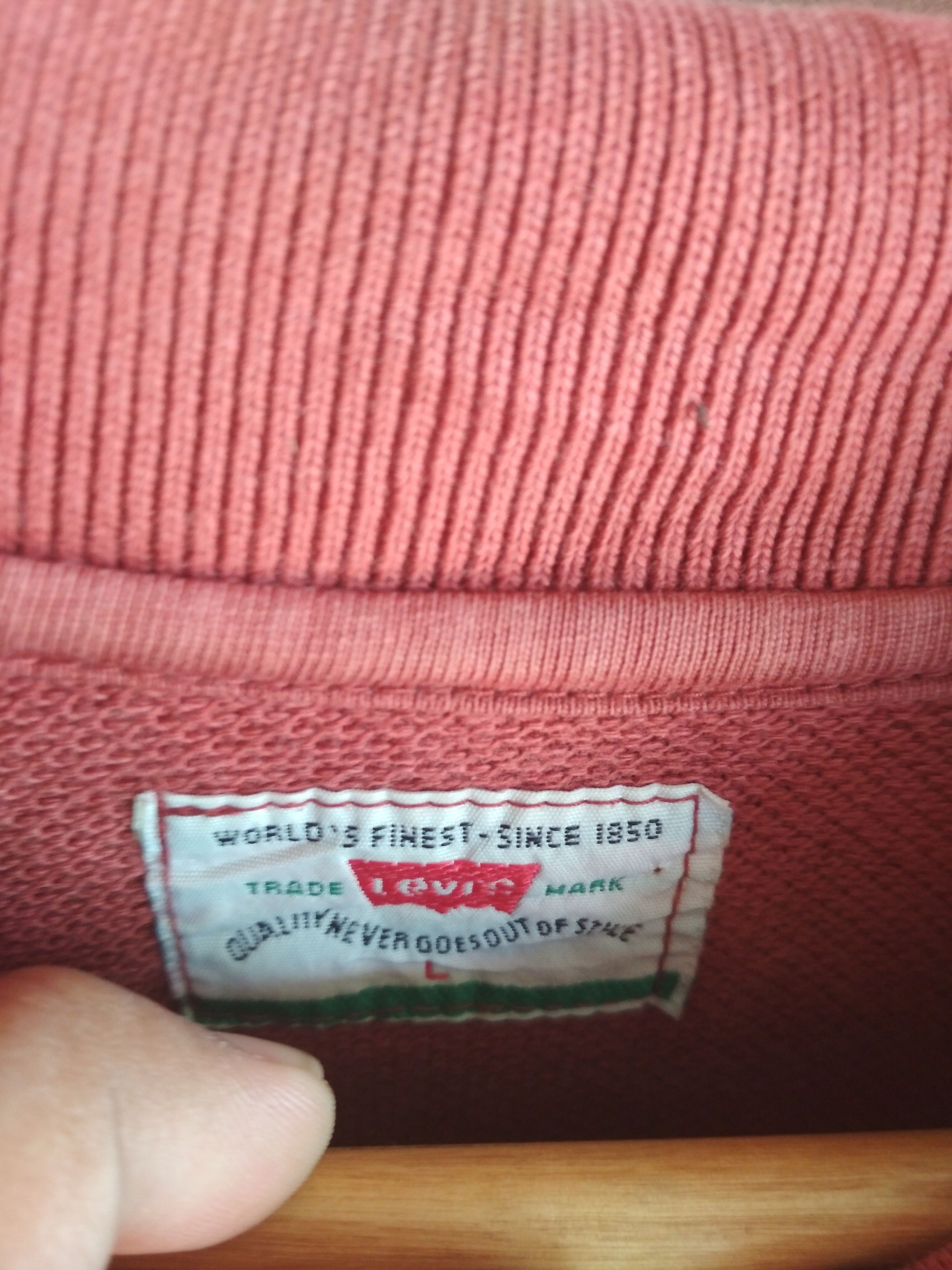 Levi's LEVI'S POLO LONG SLEEVE SINGLE POCKET SHIRT Size US L / EU 52-54 / 3 - 4 Thumbnail