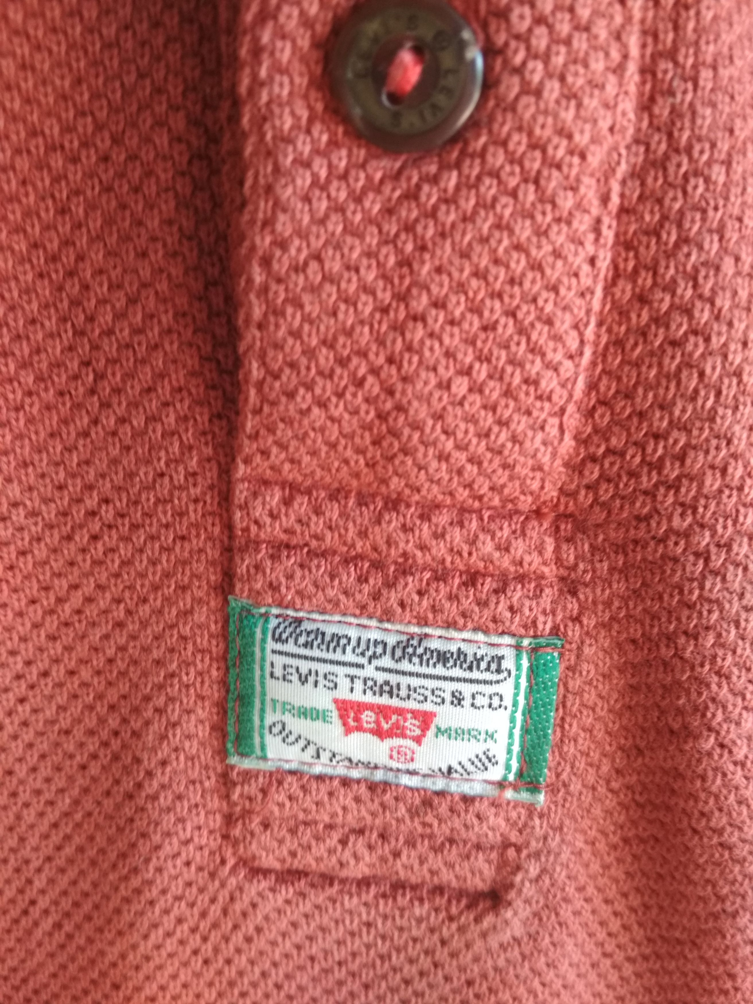 Levi's LEVI'S POLO LONG SLEEVE SINGLE POCKET SHIRT Size US L / EU 52-54 / 3 - 3 Thumbnail