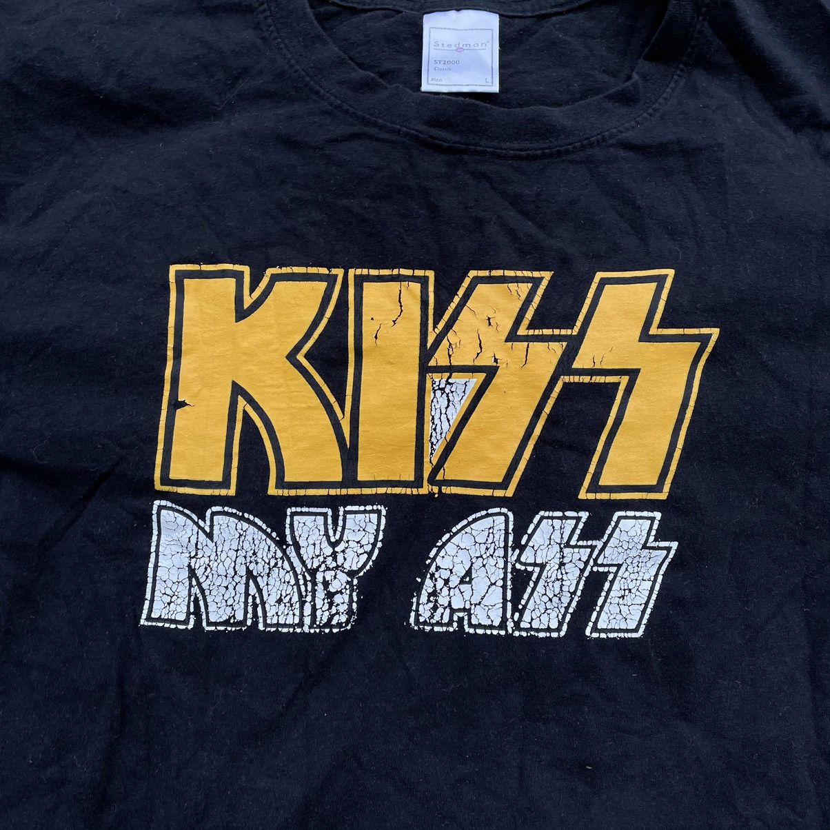 Vintage Vintage Y2K Kiss Band Graphic Tee Sun Faded Oversized Swag L Size US L / EU 52-54 / 3 - 2 Thumbnail