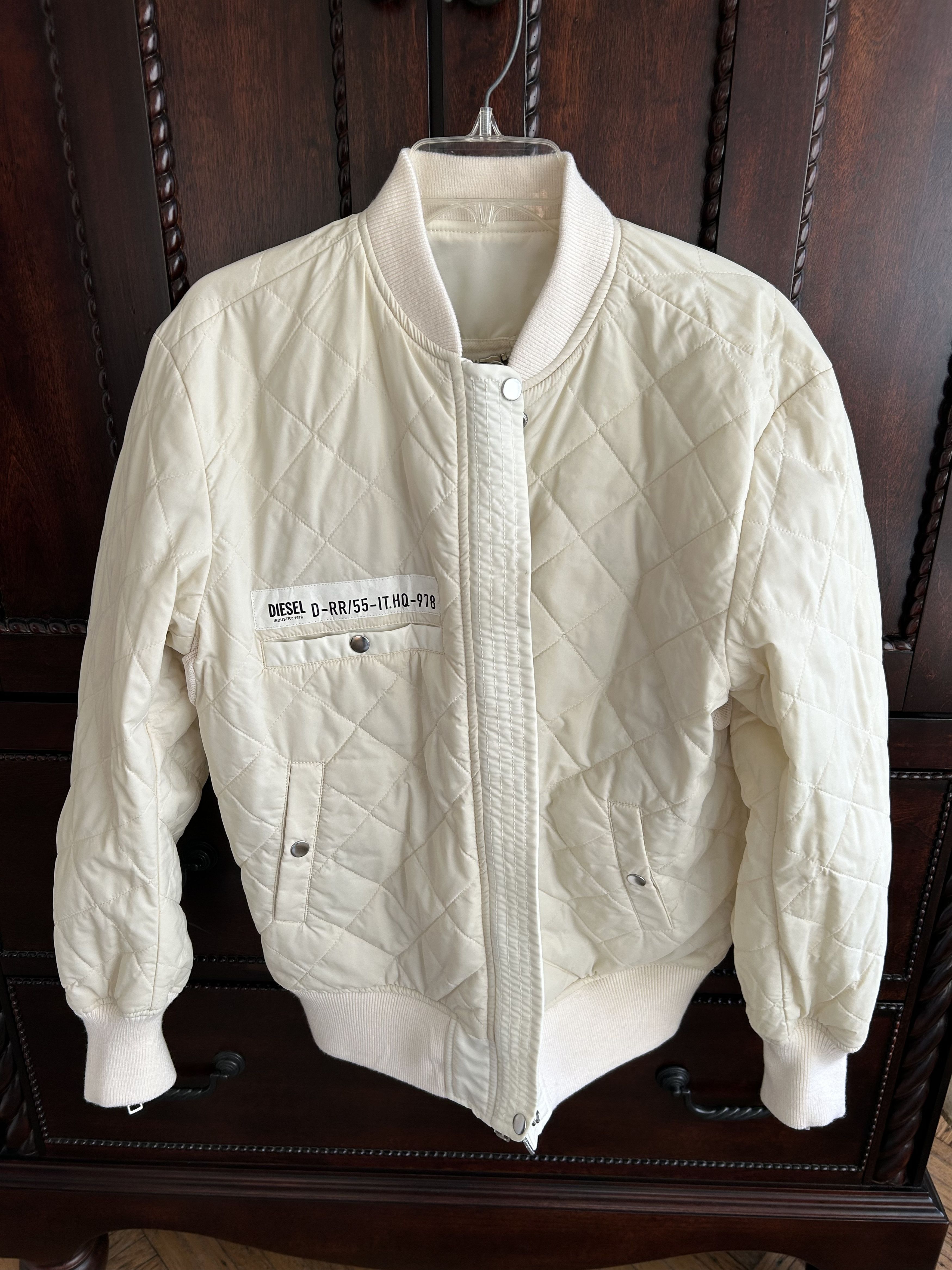 Diesel NWT Diesel Reversible Bomber Jacket M Zipper Detail Size M / US 6-8 / IT 42-44 - 3 Thumbnail
