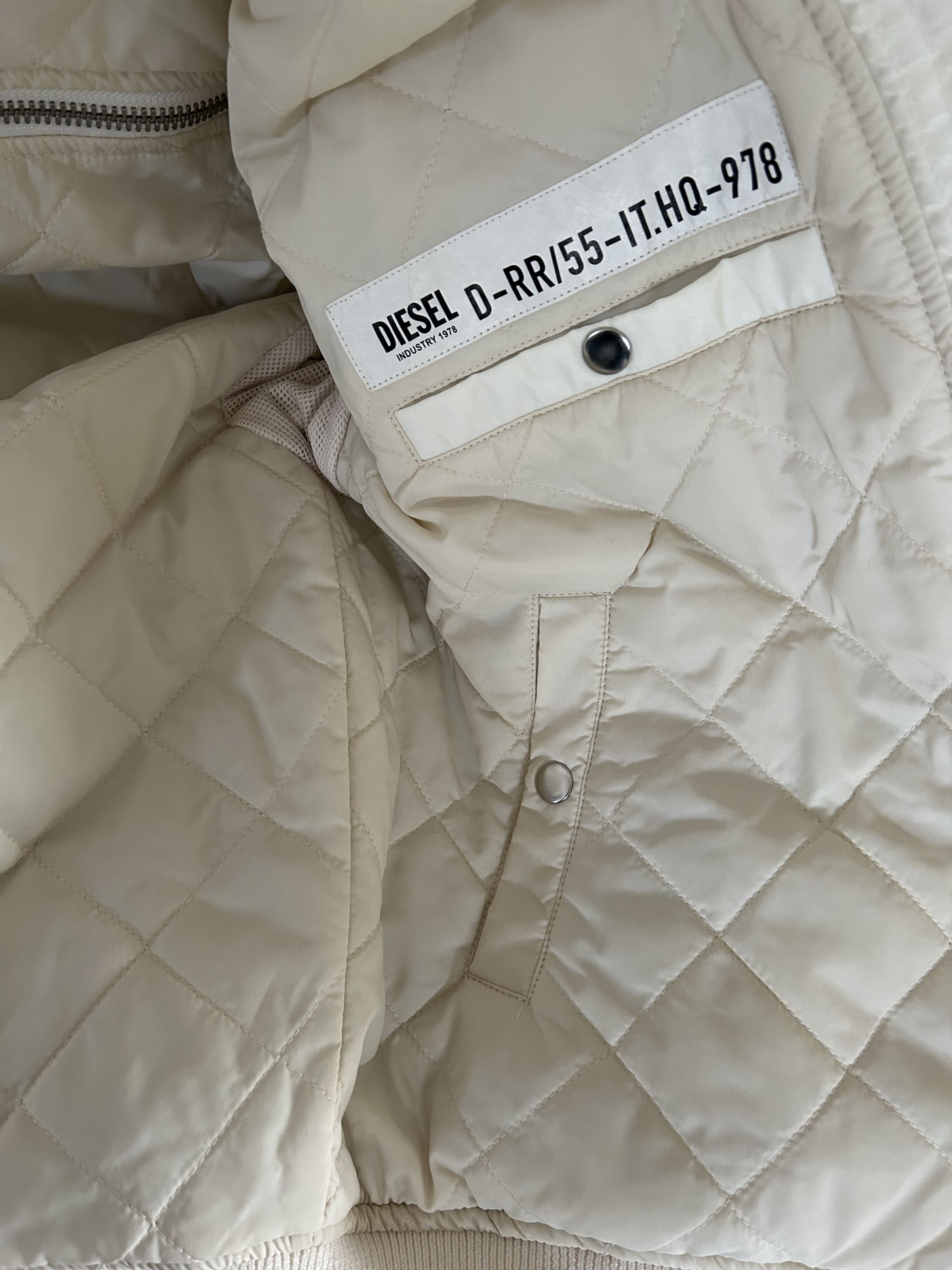 Diesel NWT Diesel Reversible Bomber Jacket M Zipper Detail Size M / US 6-8 / IT 42-44 - 10 Thumbnail