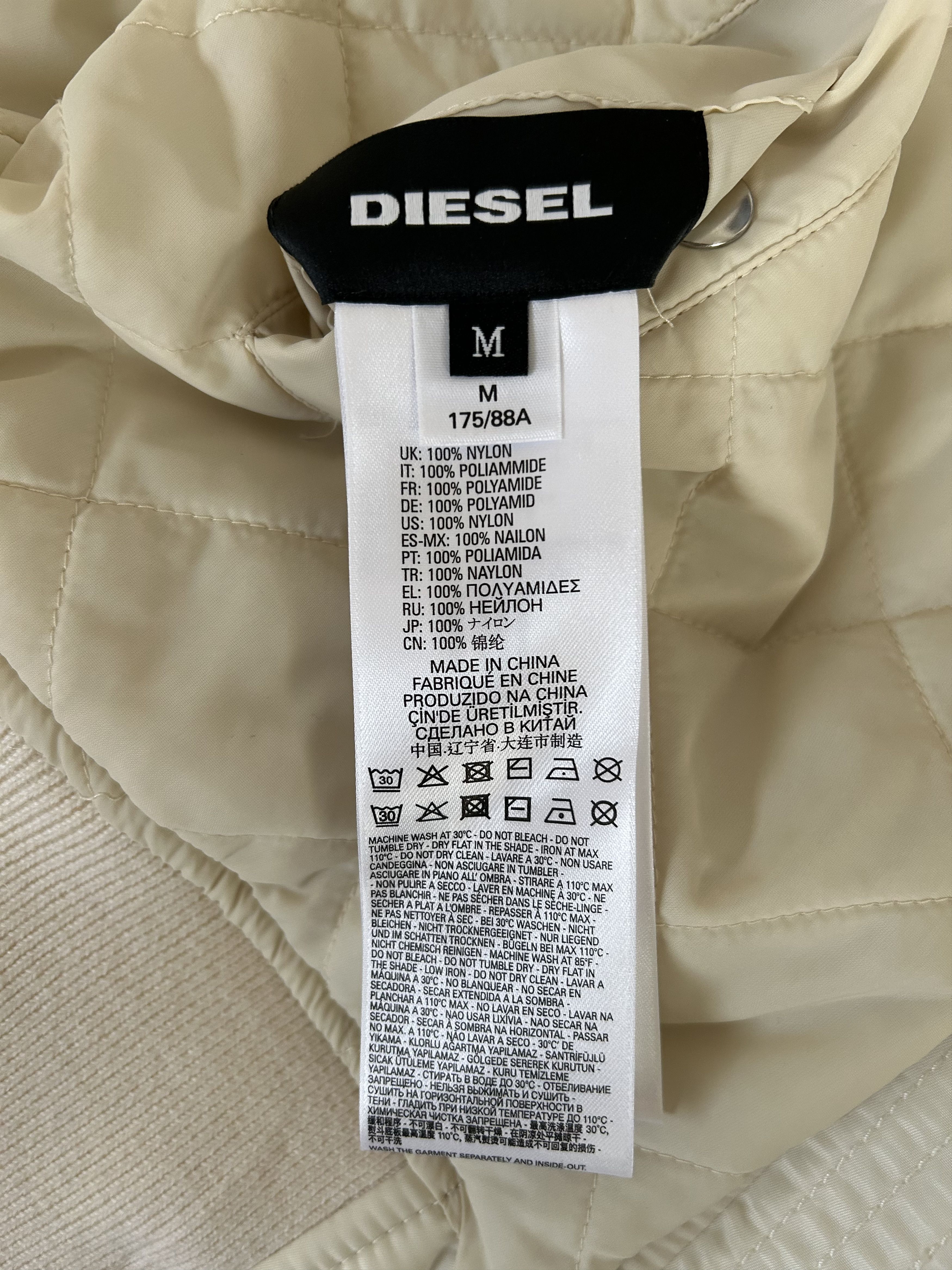 Diesel NWT Diesel Reversible Bomber Jacket M Zipper Detail Size M / US 6-8 / IT 42-44 - 4 Thumbnail