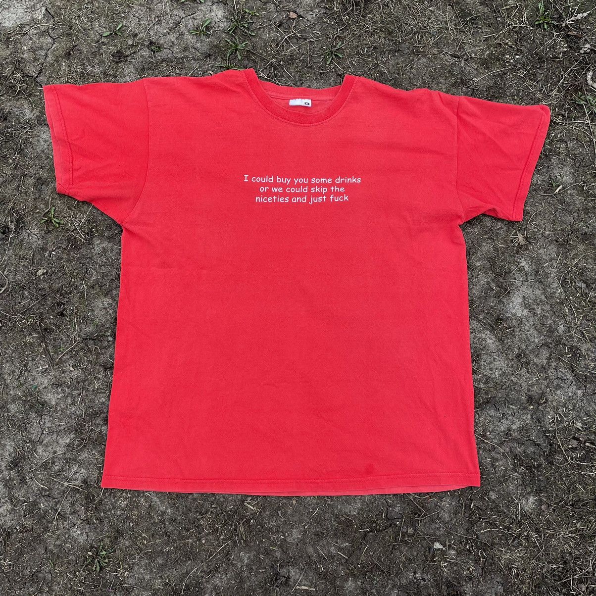 Vintage Vintage Y2K Sun Faded Graphic Tee Red Oversized Grail XL Size US XL / EU 56 / 4 - 3 Thumbnail