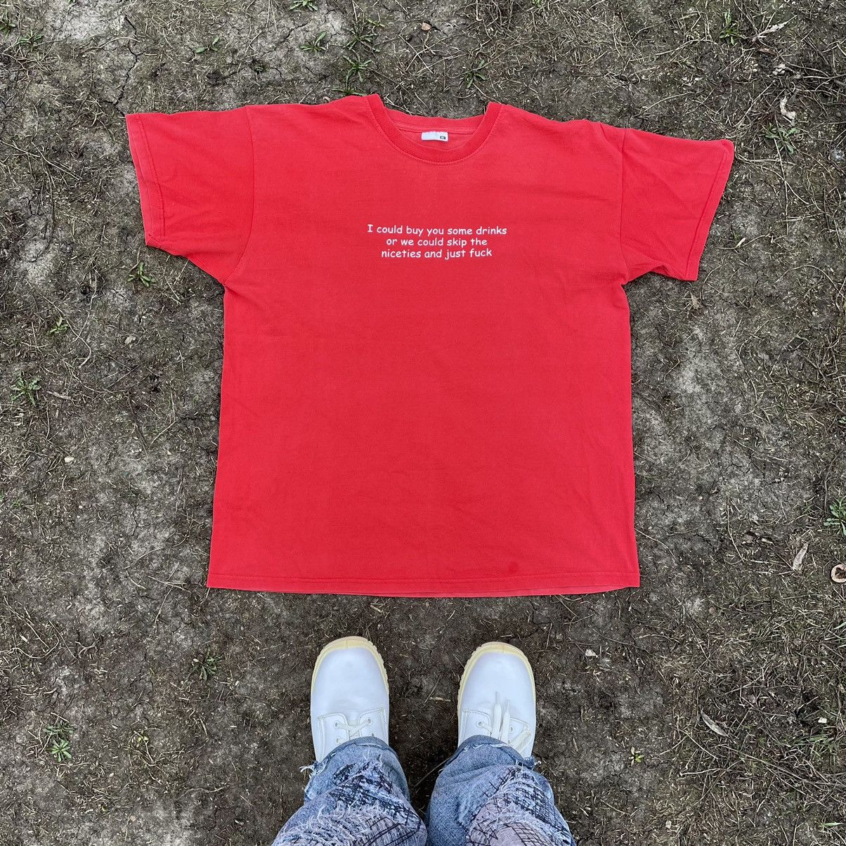 Vintage Vintage Y2K Sun Faded Graphic Tee Red Oversized Grail XL Size US XL / EU 56 / 4 - 1 Thumbnail