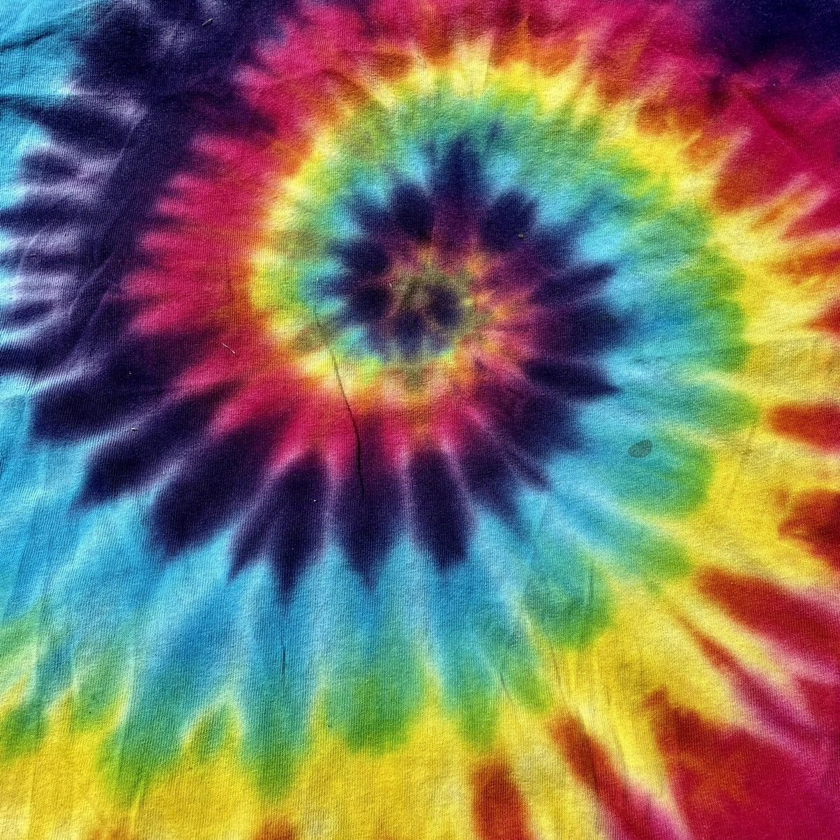 Vintage Vintage Y2K Tie Dye Faded Graphic Tee Rave Streetwear Slim L Size US L / EU 52-54 / 3 - 4 Thumbnail