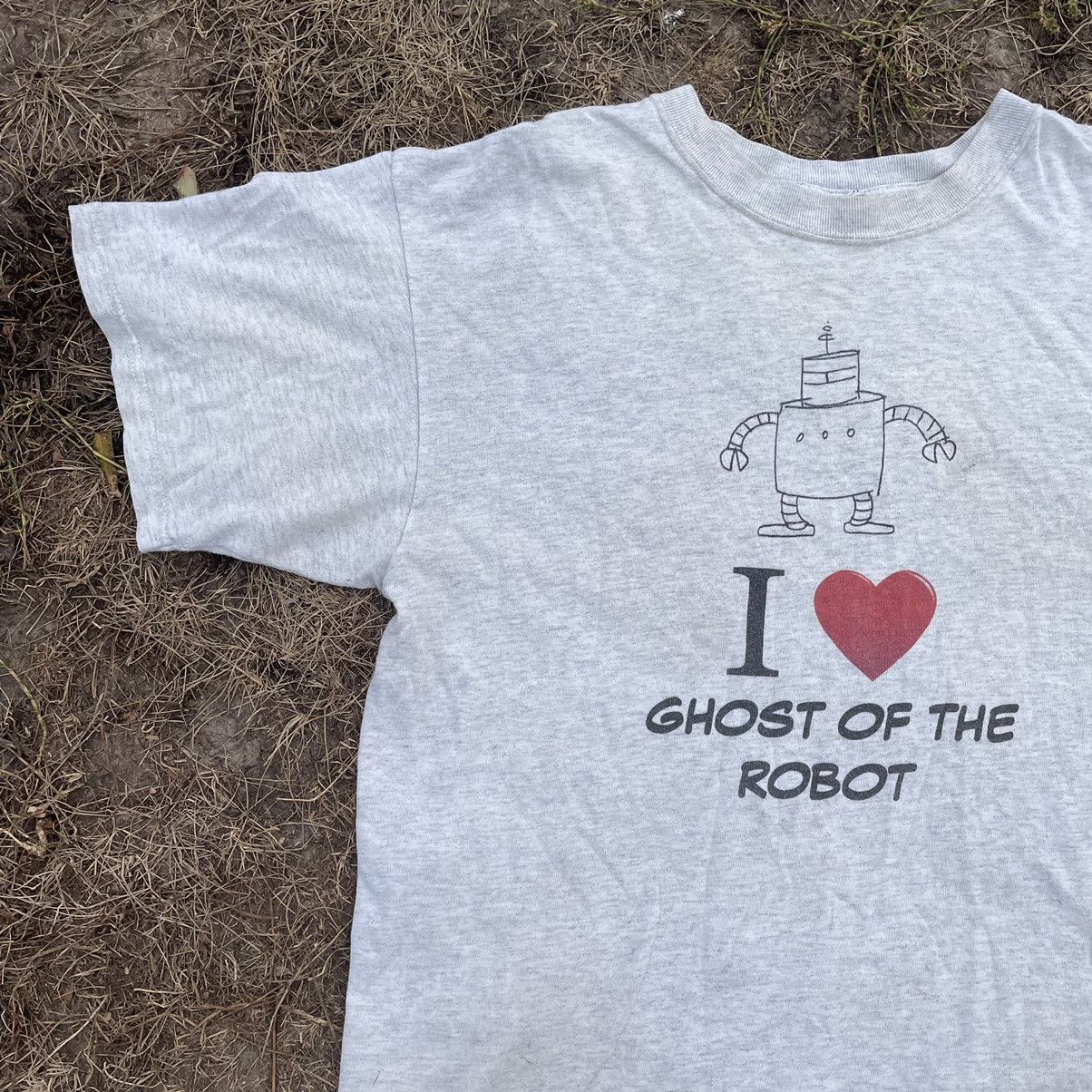Vintage Vintage 90s Y2K Graphic Tee Ghost Robot Humor Streetwear L Size US L / EU 52-54 / 3 - 3 Thumbnail