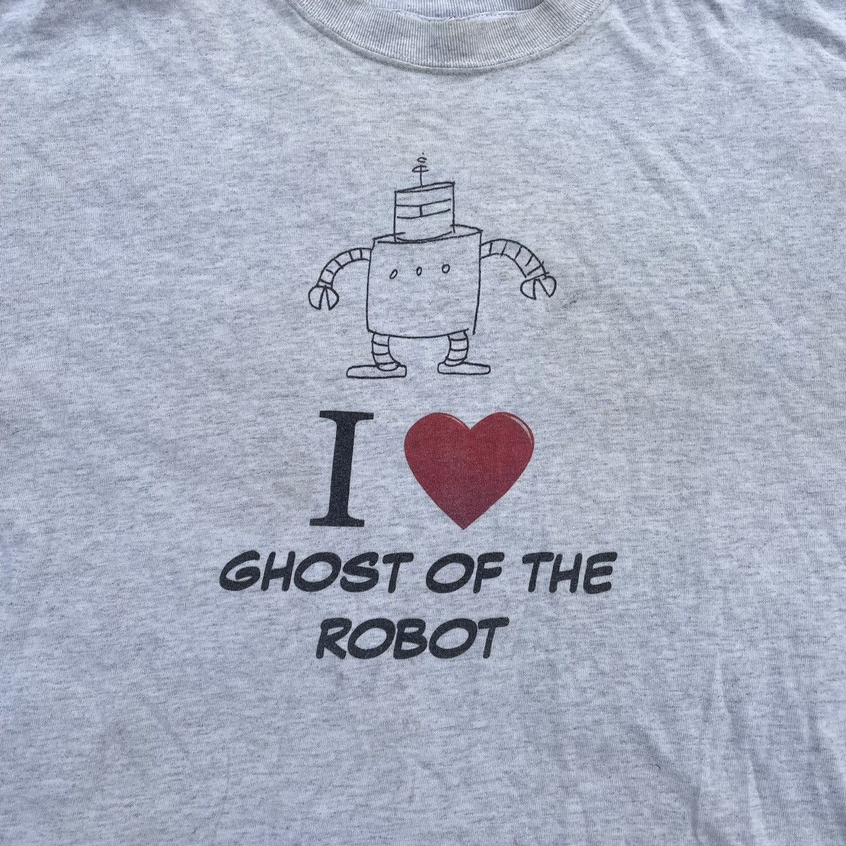 Vintage Vintage 90s Y2K Graphic Tee Ghost Robot Humor Streetwear L Size US L / EU 52-54 / 3 - 4 Thumbnail