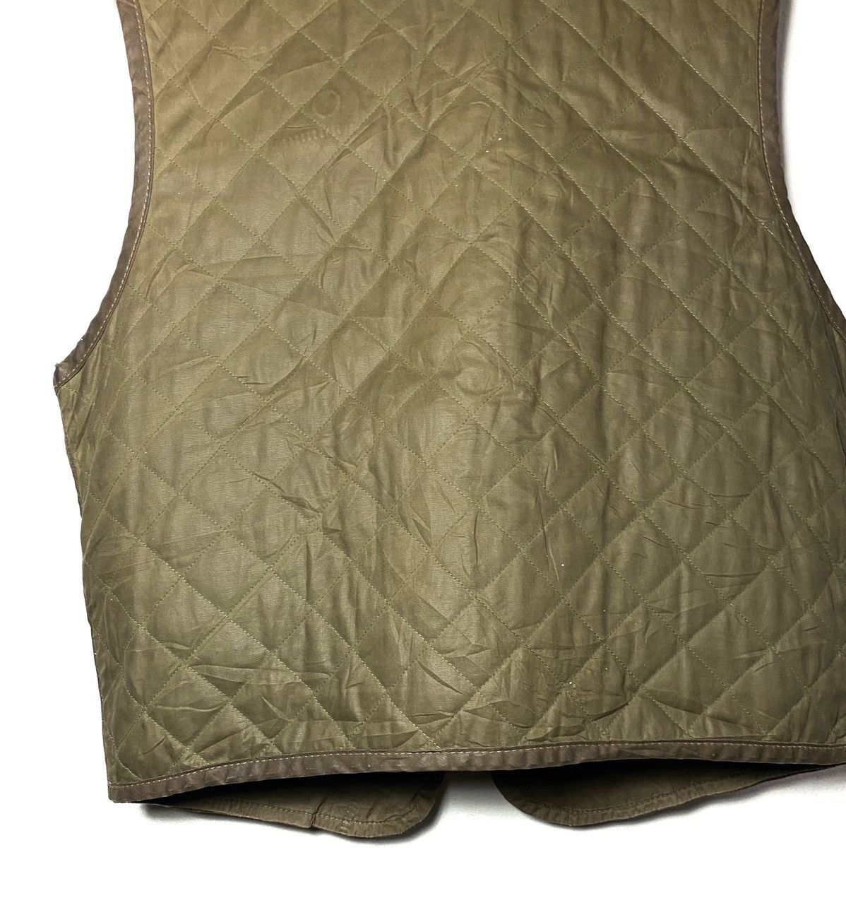 Gap Distressed Archive Genuine Leather Vest Size US M / EU 48-50 / 2 - 7 Thumbnail