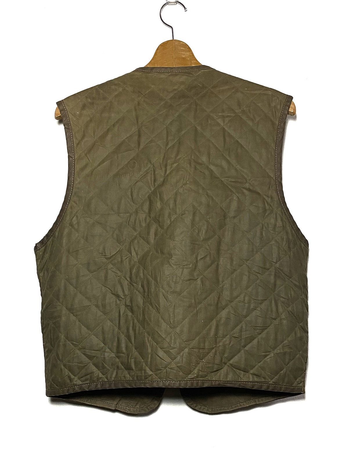 Gap Distressed Archive Genuine Leather Vest Size US M / EU 48-50 / 2 - 6 Thumbnail
