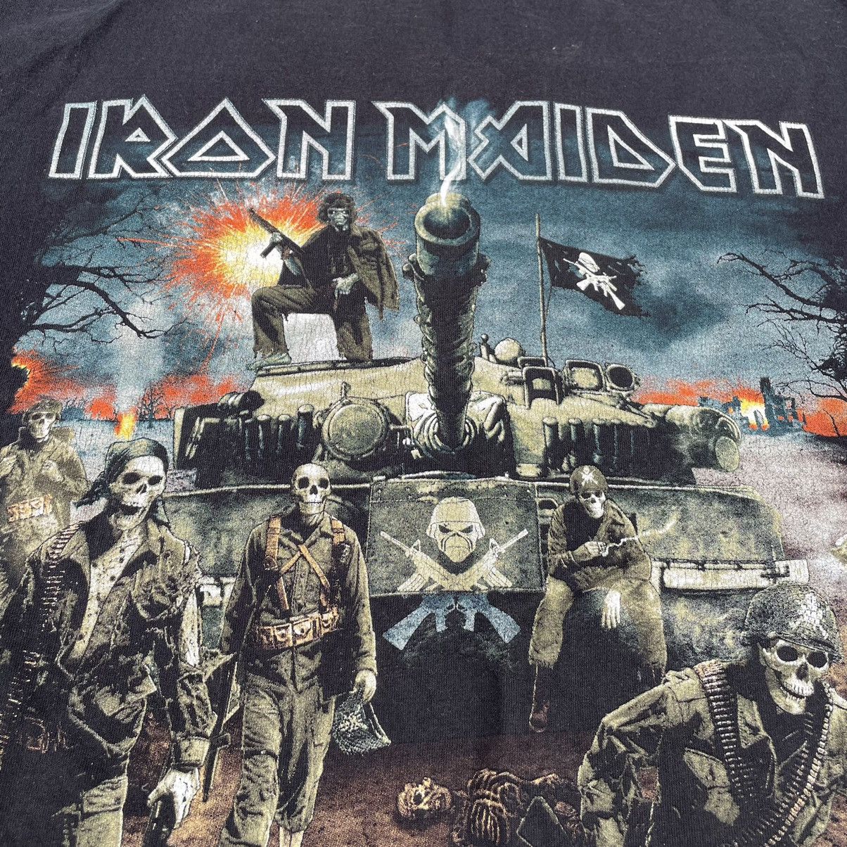 Vintage Vintage Y2K Iron Maiden Band Graphic Tee Faded Black Nylon M Size US M / EU 48-50 / 2 - 5 Thumbnail