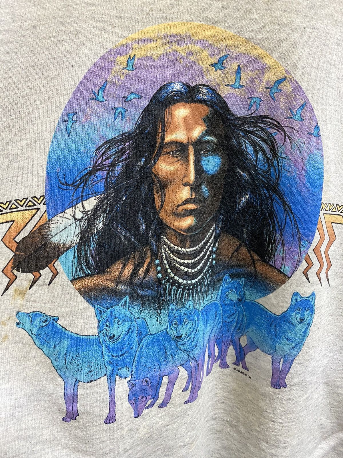 Habitat × Signal Sport × Vintage Vintage 1991 Habitat Native American Sweater Size US XL / EU 56 / 4 - 3 Thumbnail