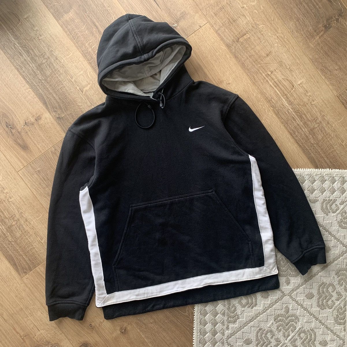 Nike × Vintage Vintage Nike Uptempo Embroidered swoosh hoodie Size US S / EU 44-46 / 1 - 2 Thumbnail