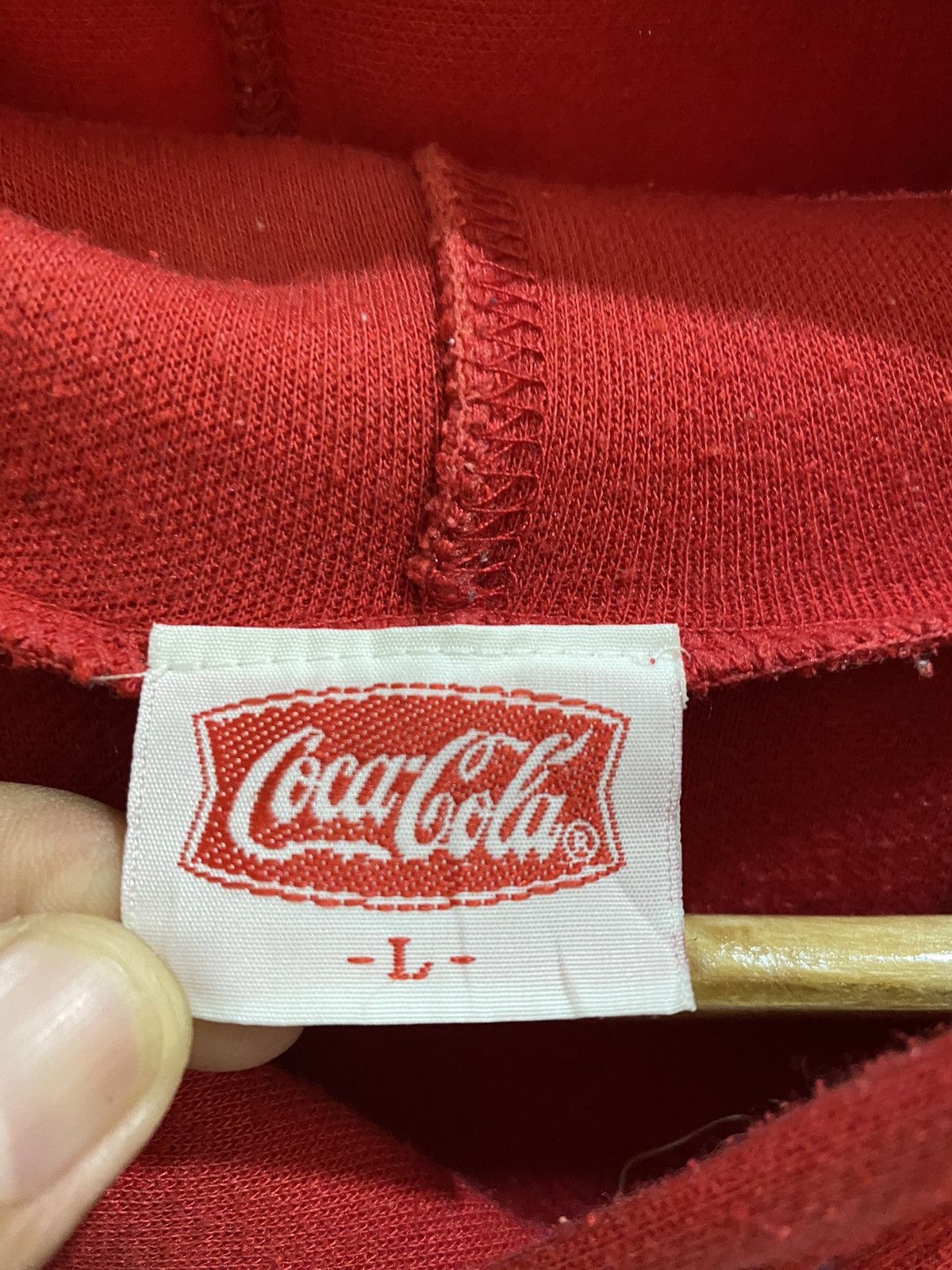 Coca Cola × Vintage Vintage 80’s Coca-Cola Hoodies Size US L / EU 52-54 / 3 - 6 Thumbnail