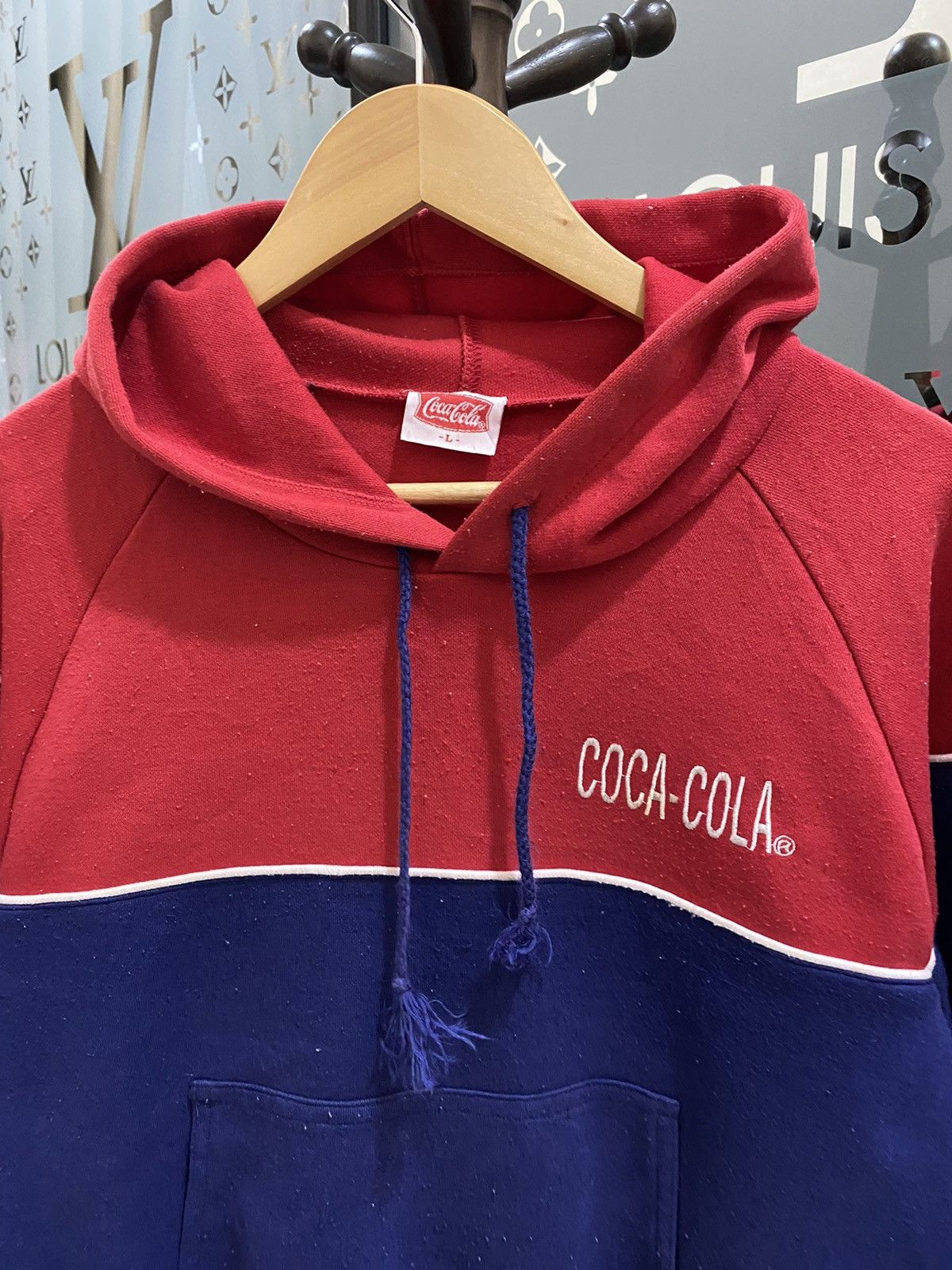 Coca Cola × Vintage Vintage 80’s Coca-Cola Hoodies Size US L / EU 52-54 / 3 - 2 Thumbnail