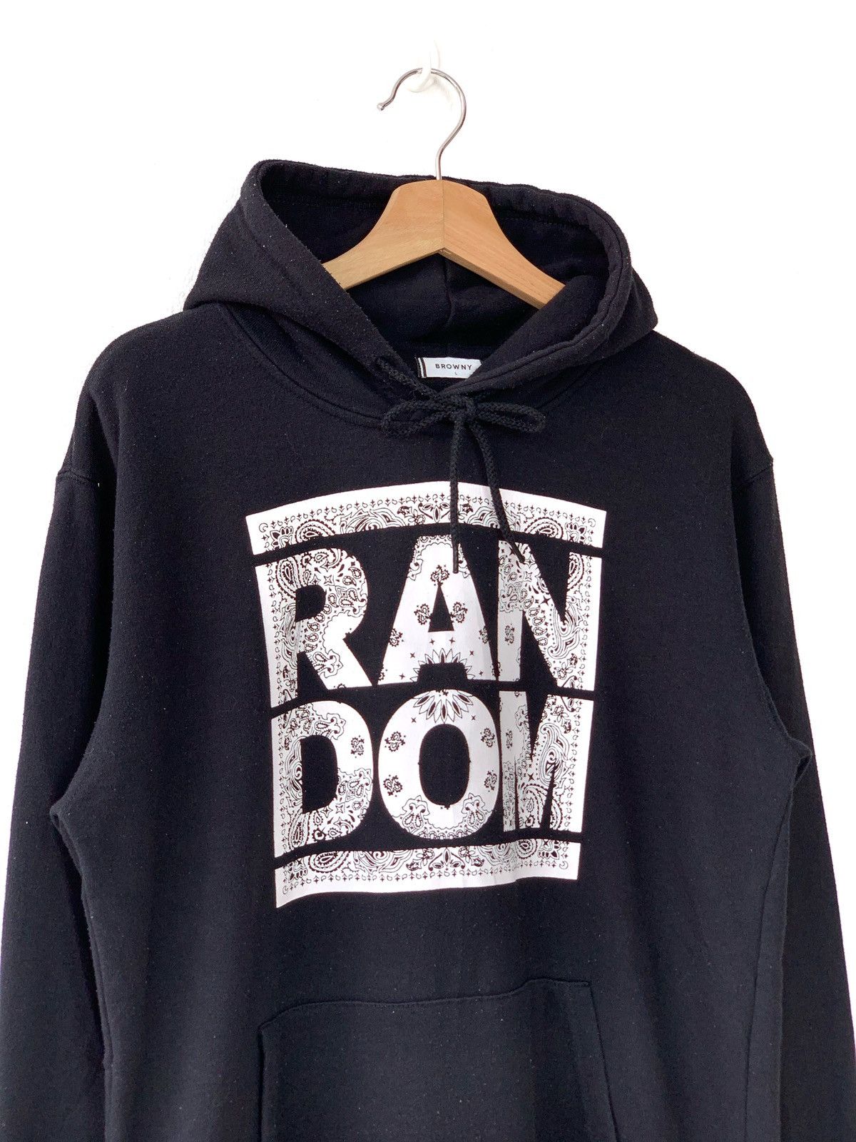 Japanese Brand Browny RANDOM Paisley Logo Pullover Hoodies Size US M / EU 48-50 / 2 - 2 Thumbnail