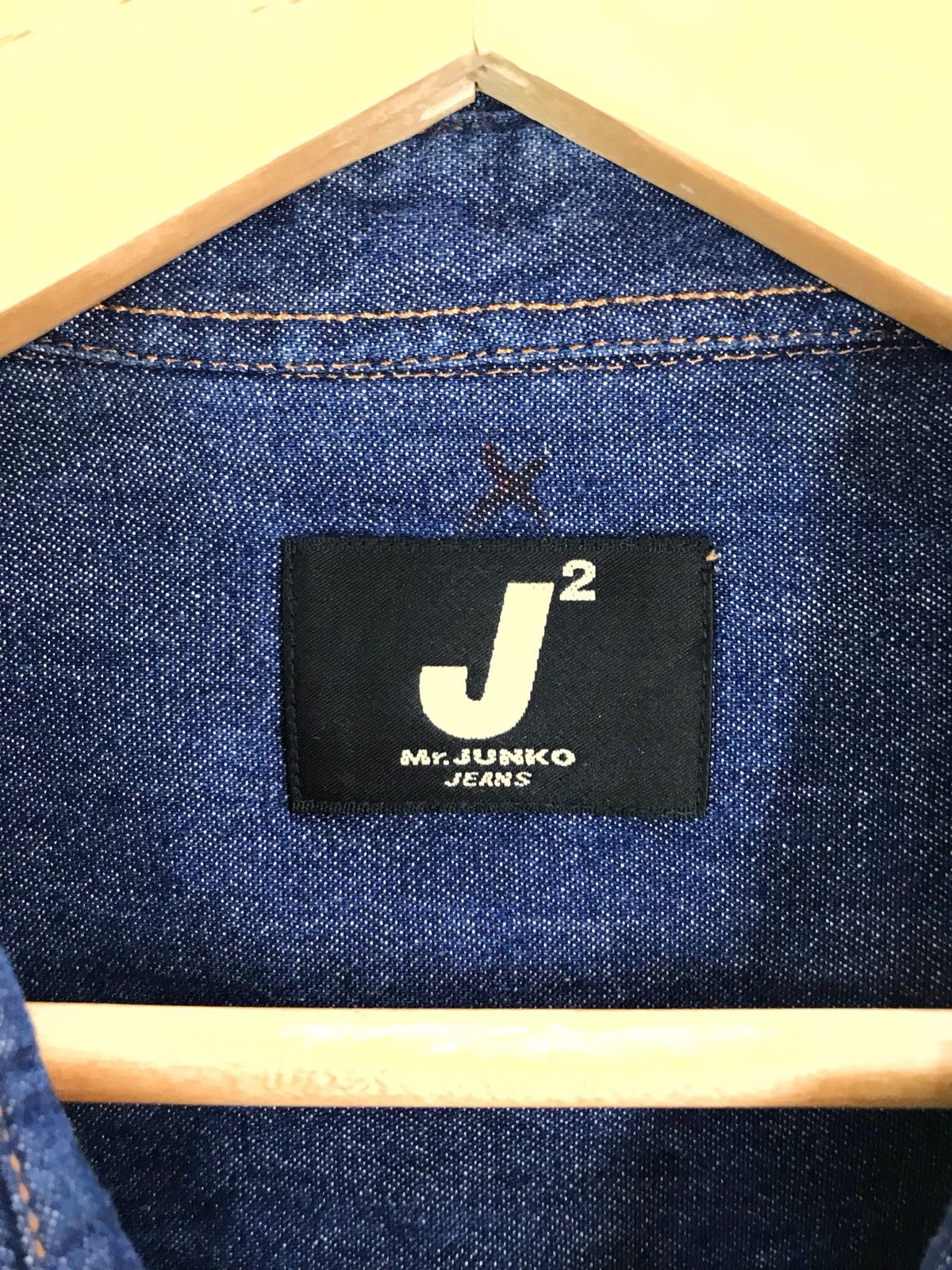 Mr. Junko Japanese Mr. Junko Embroidered Indian Baggy Denim Shirt Size US L / EU 52-54 / 3 - 4 Thumbnail