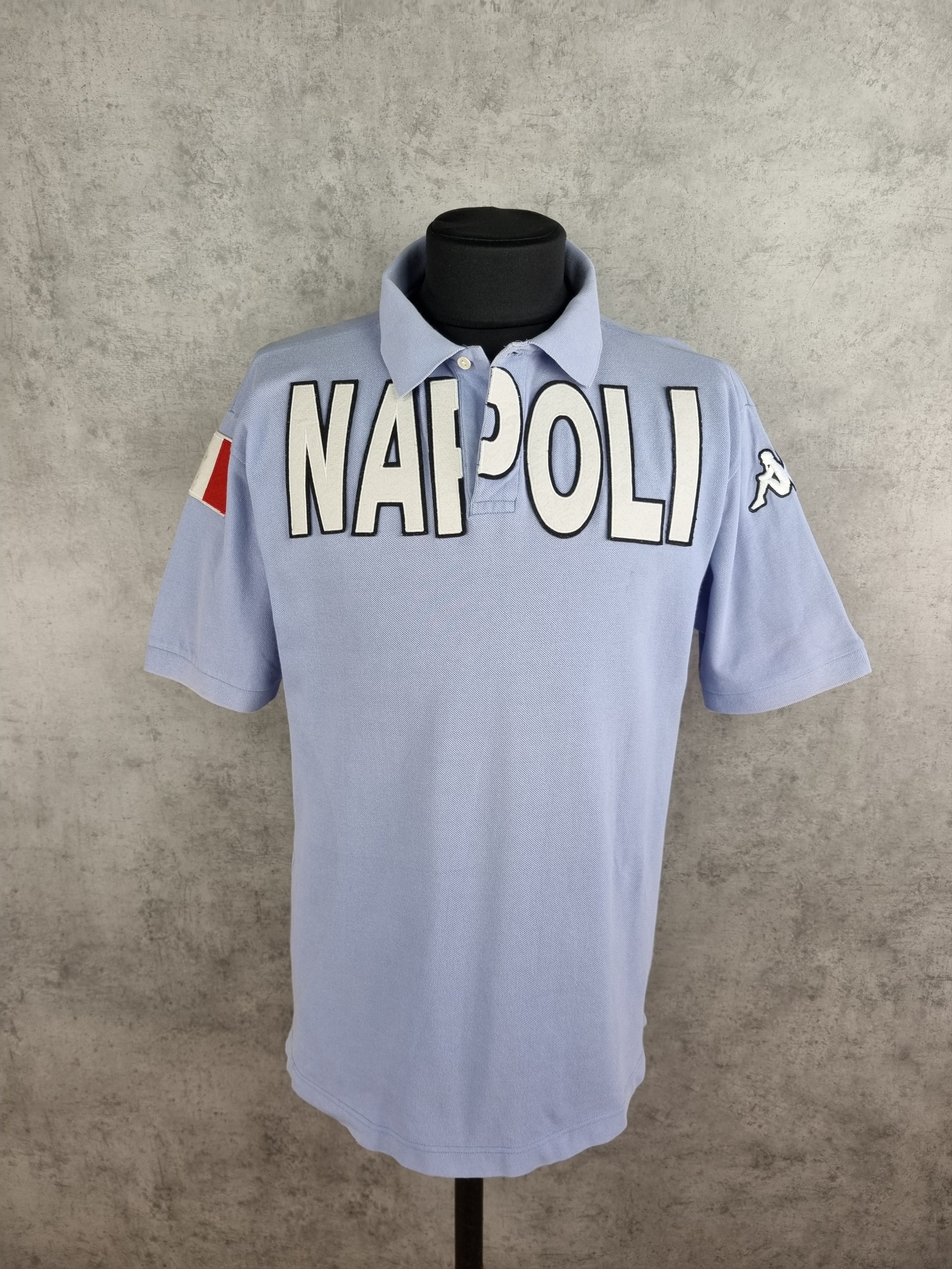 Kappa Kappa Napoli Spellout Big Logo Polo tee shirt Size US XXL / EU 58 / 5 - 1 Thumbnail