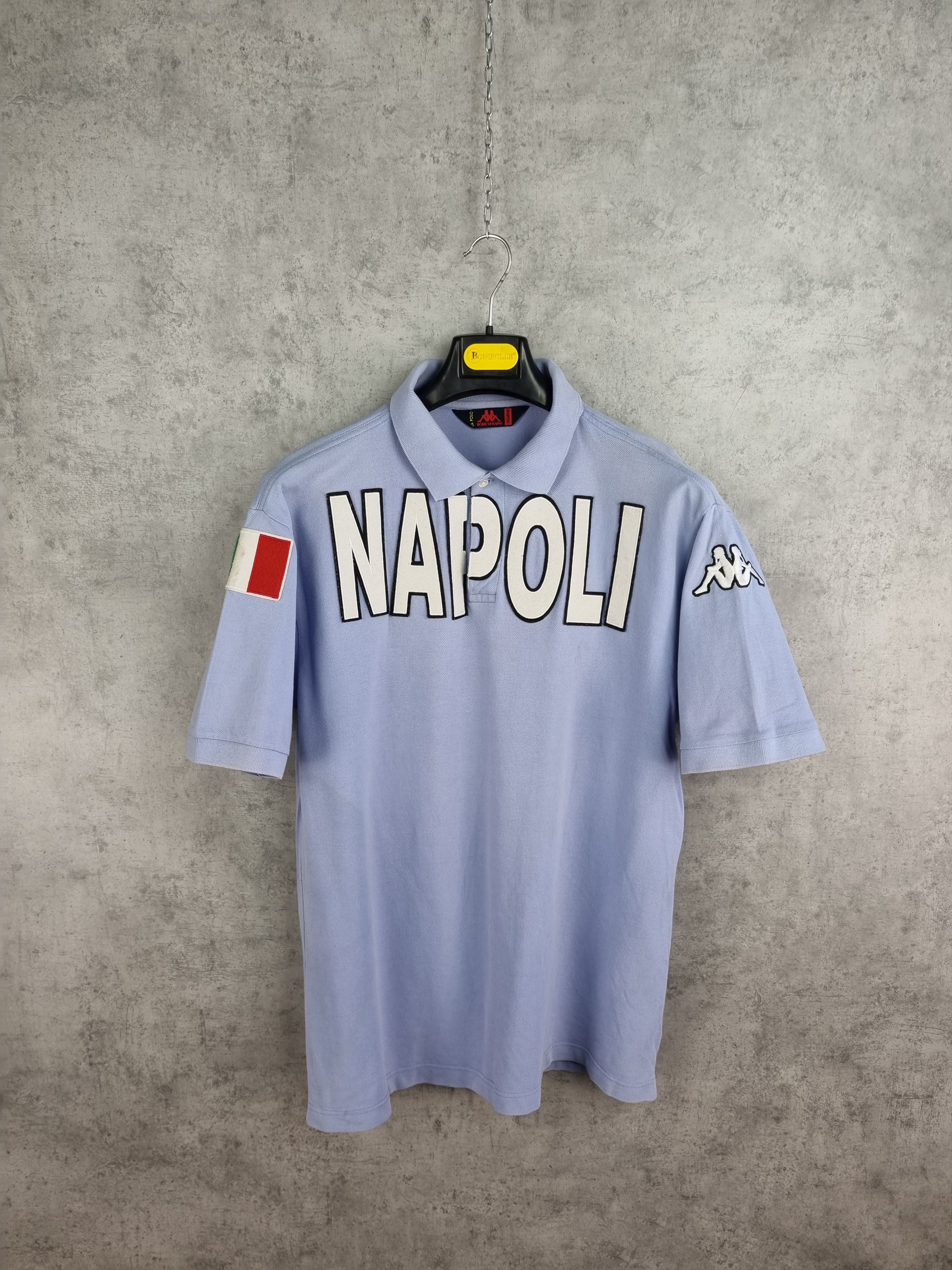 Kappa Kappa Napoli Spellout Big Logo Polo tee shirt Size US XXL / EU 58 / 5 - 3 Thumbnail