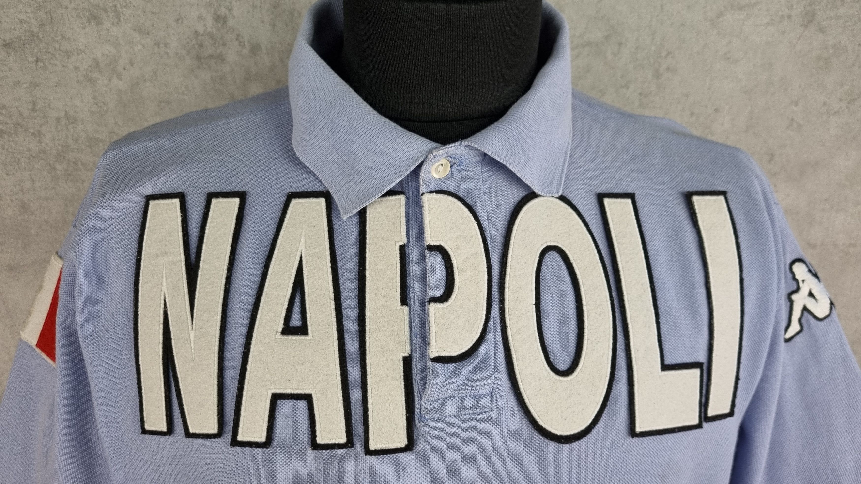 Kappa Kappa Napoli Spellout Big Logo Polo tee shirt Size US XXL / EU 58 / 5 - 6 Thumbnail
