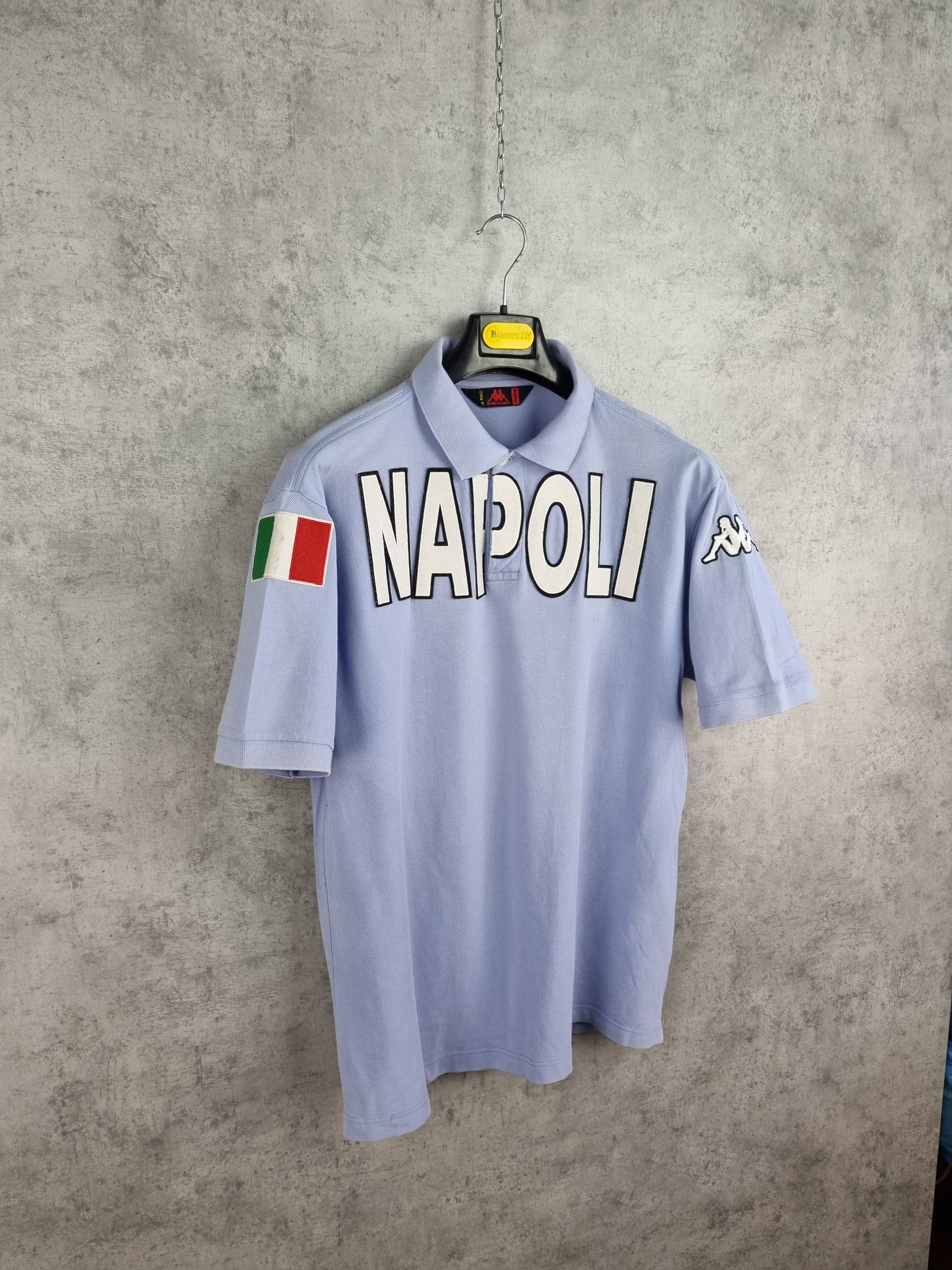 Kappa Kappa Napoli Spellout Big Logo Polo tee shirt Size US XXL / EU 58 / 5 - 19 Thumbnail