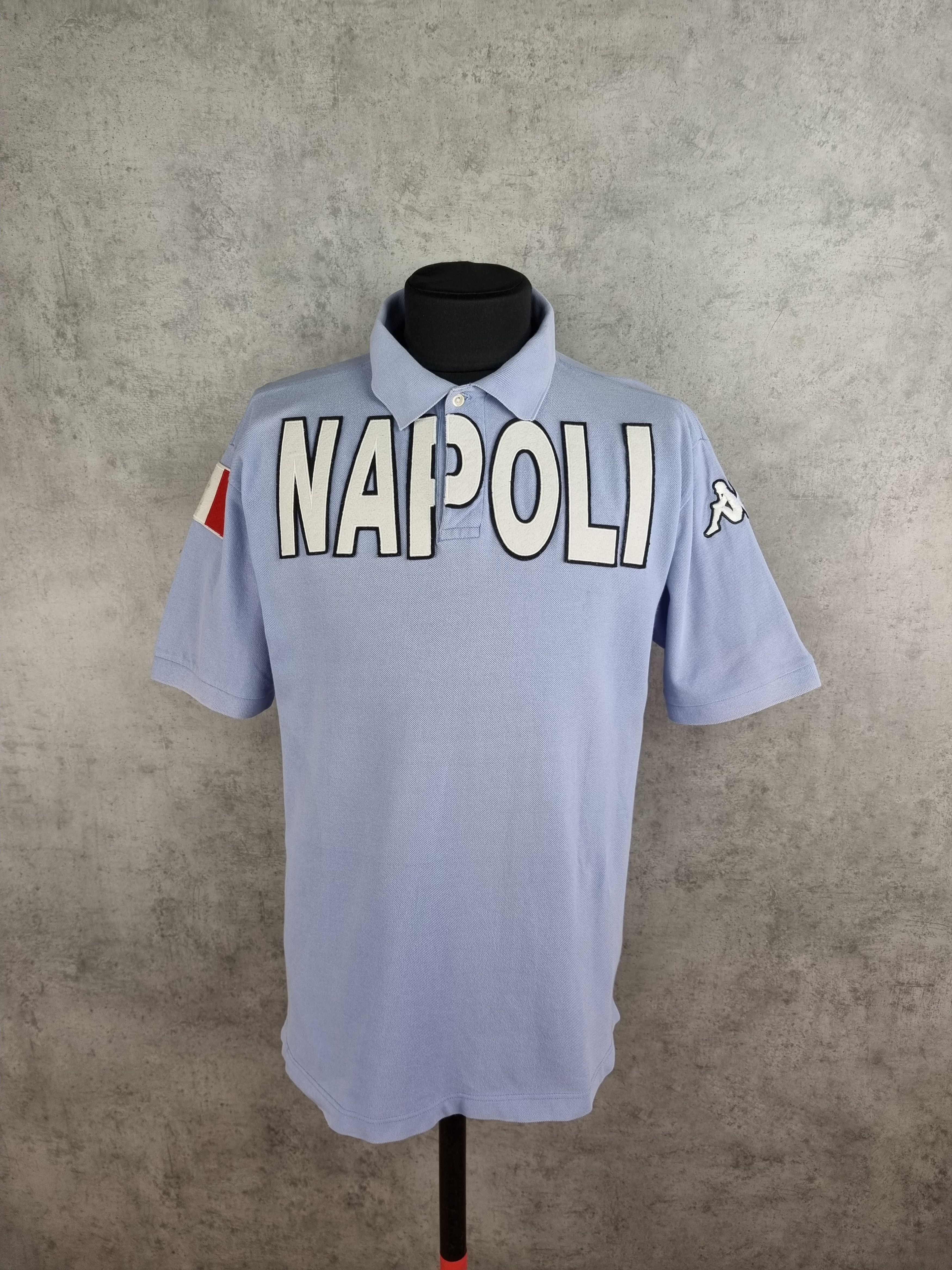 Kappa Kappa Napoli Spellout Big Logo Polo tee shirt Size US XXL / EU 58 / 5 - 16 Thumbnail