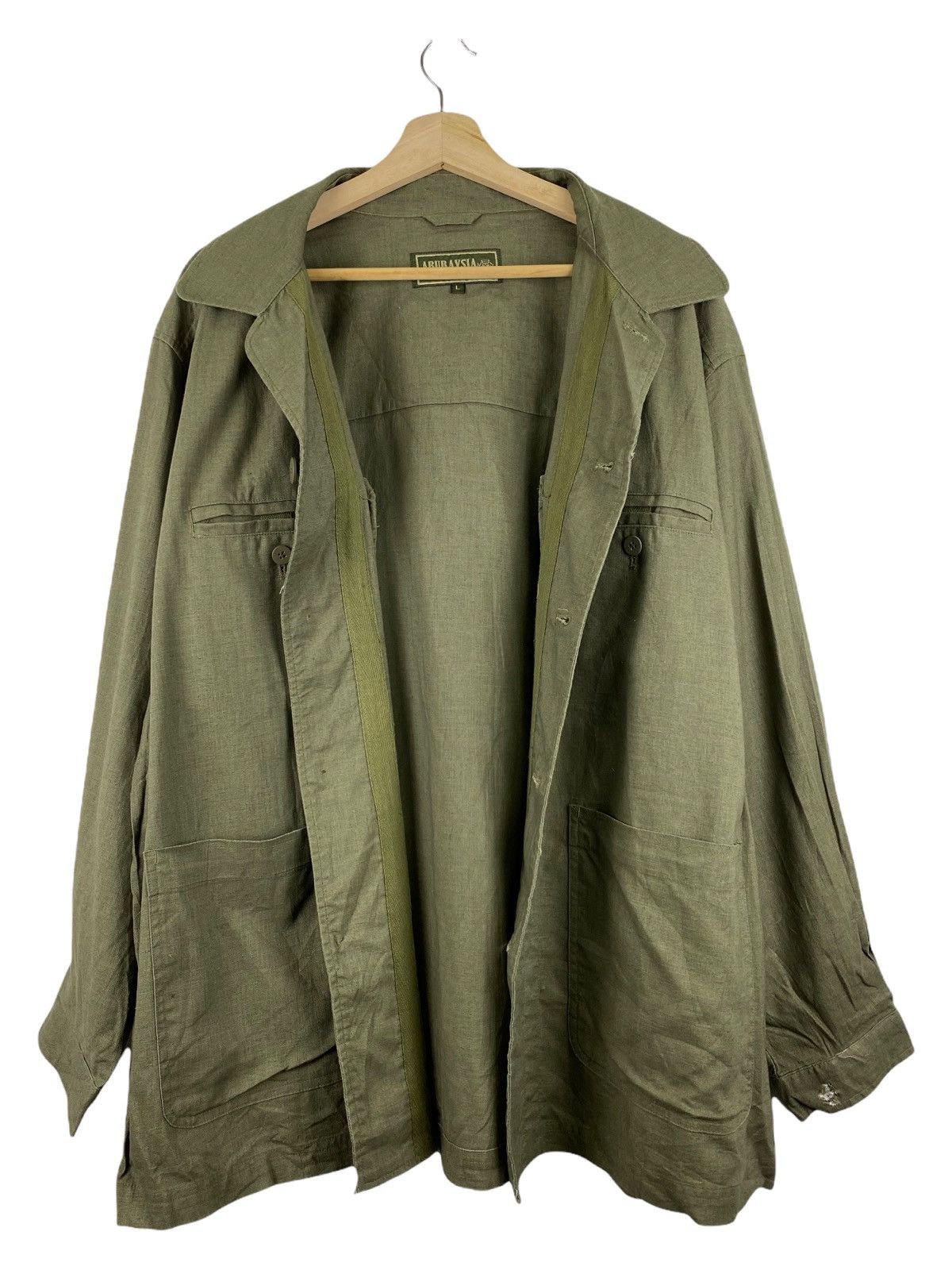 Vintage VINTAGE ABURAYSIA FOUR POCKET OVERSIZE JACKET Size US L / EU 52-54 / 3 - 3 Thumbnail