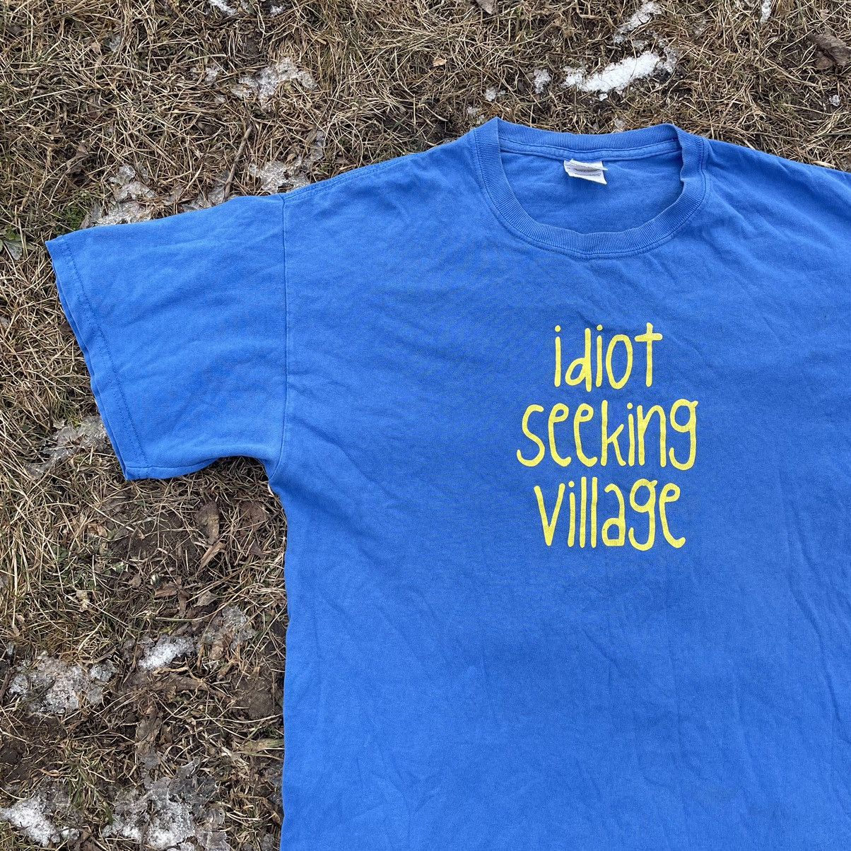 Vintage Vintage Y2K ADULT “ Idiot Seeking Village “Buymypiece Tee Size US XL / EU 56 / 4 - 3 Thumbnail