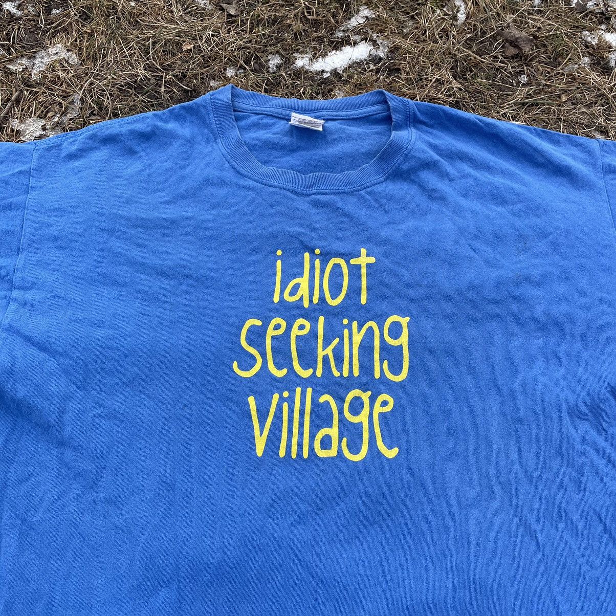 Vintage Vintage Y2K ADULT “ Idiot Seeking Village “Buymypiece Tee Size US XL / EU 56 / 4 - 4 Thumbnail