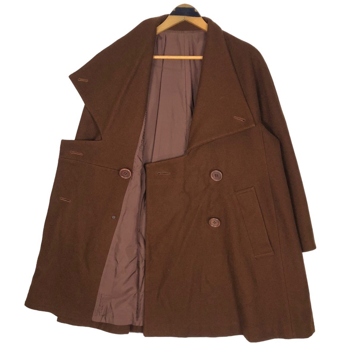 Yohji Yamamoto Vintage Y’s Yohji Yamamoto 2004 A/W Wool Trench Coat Size M / US 6-8 / IT 42-44 - 7 Thumbnail