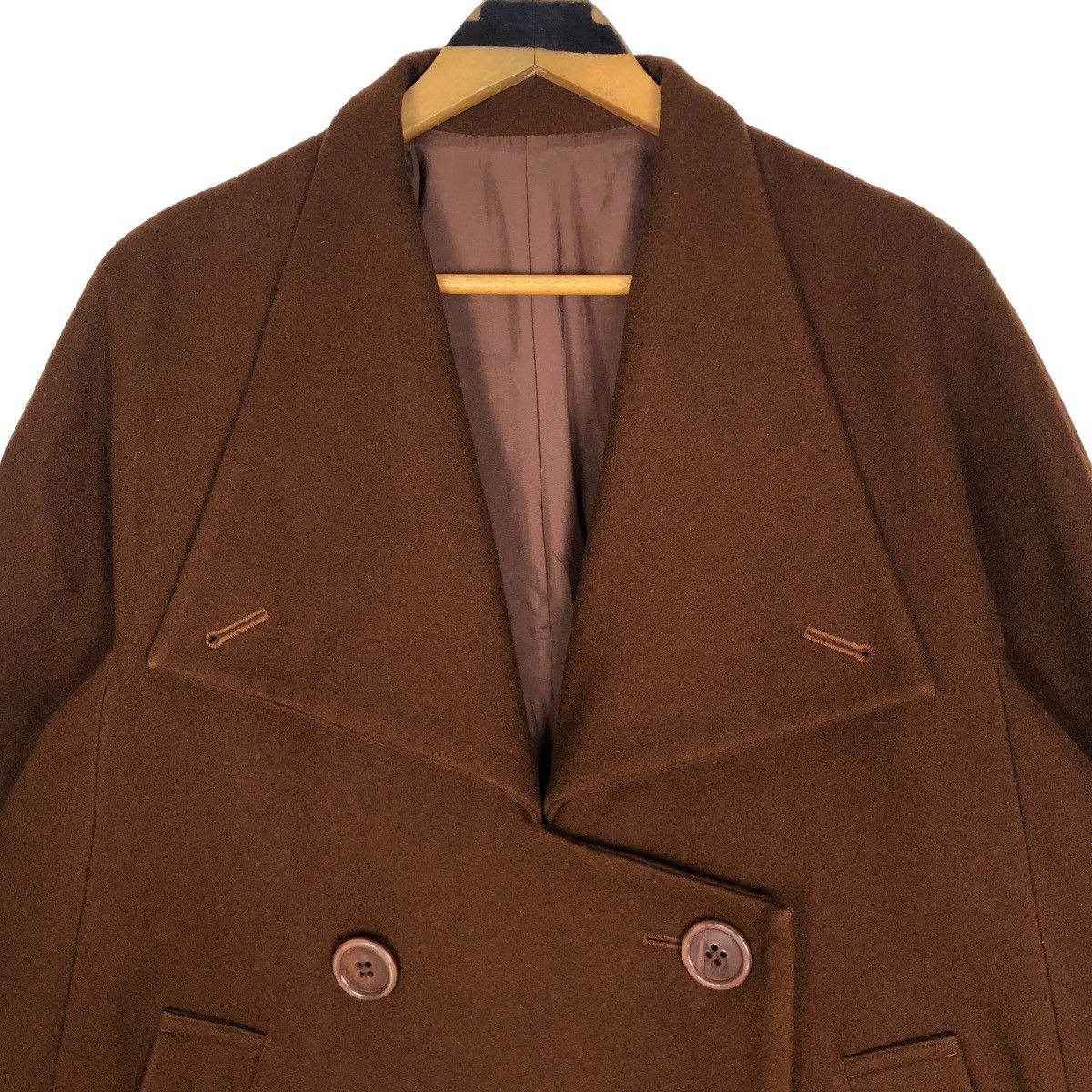 Yohji Yamamoto Vintage Y’s Yohji Yamamoto 2004 A/W Wool Trench Coat Size M / US 6-8 / IT 42-44 - 4 Thumbnail