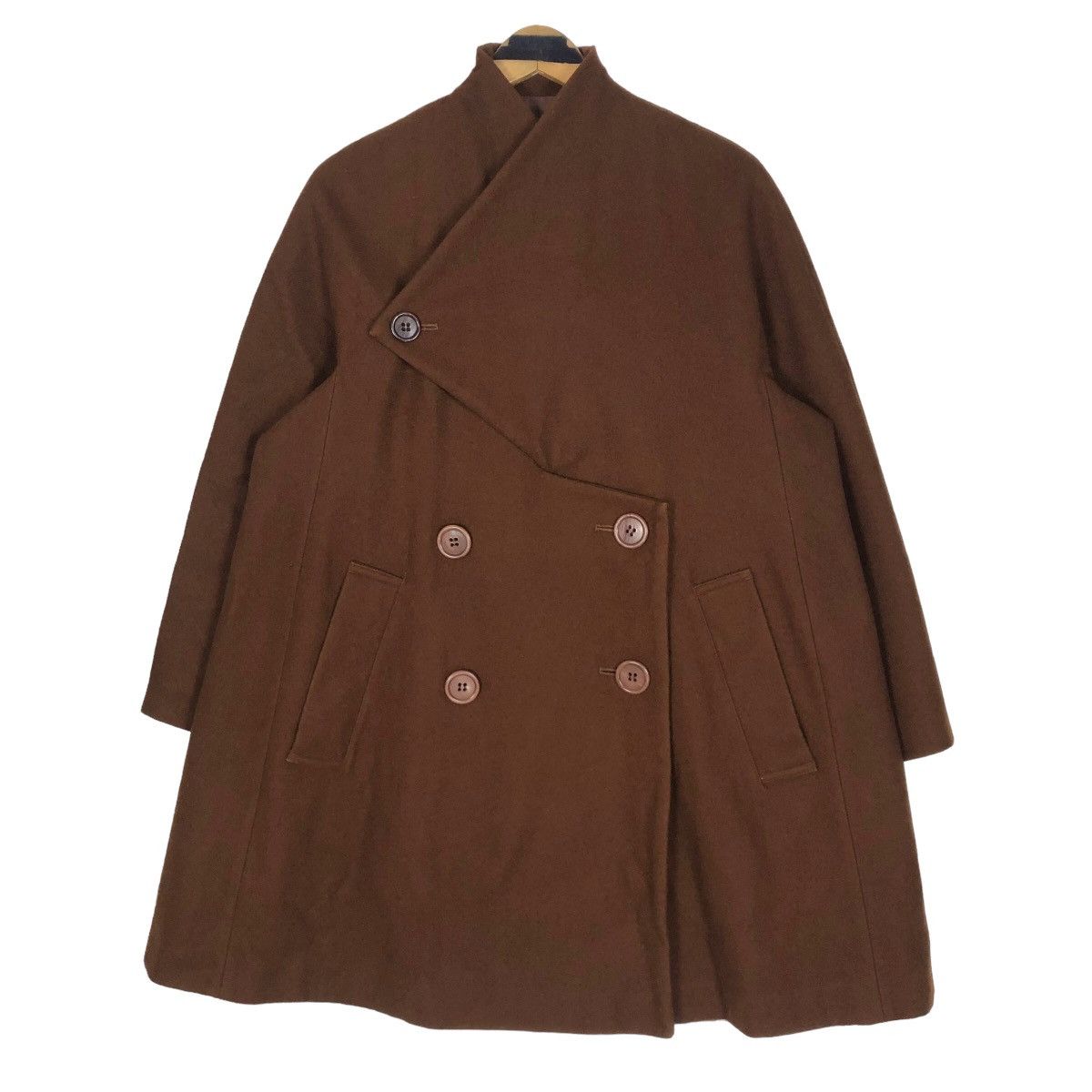Yohji Yamamoto Vintage Y’s Yohji Yamamoto 2004 A/W Wool Trench Coat Size M / US 6-8 / IT 42-44 - 2 Thumbnail