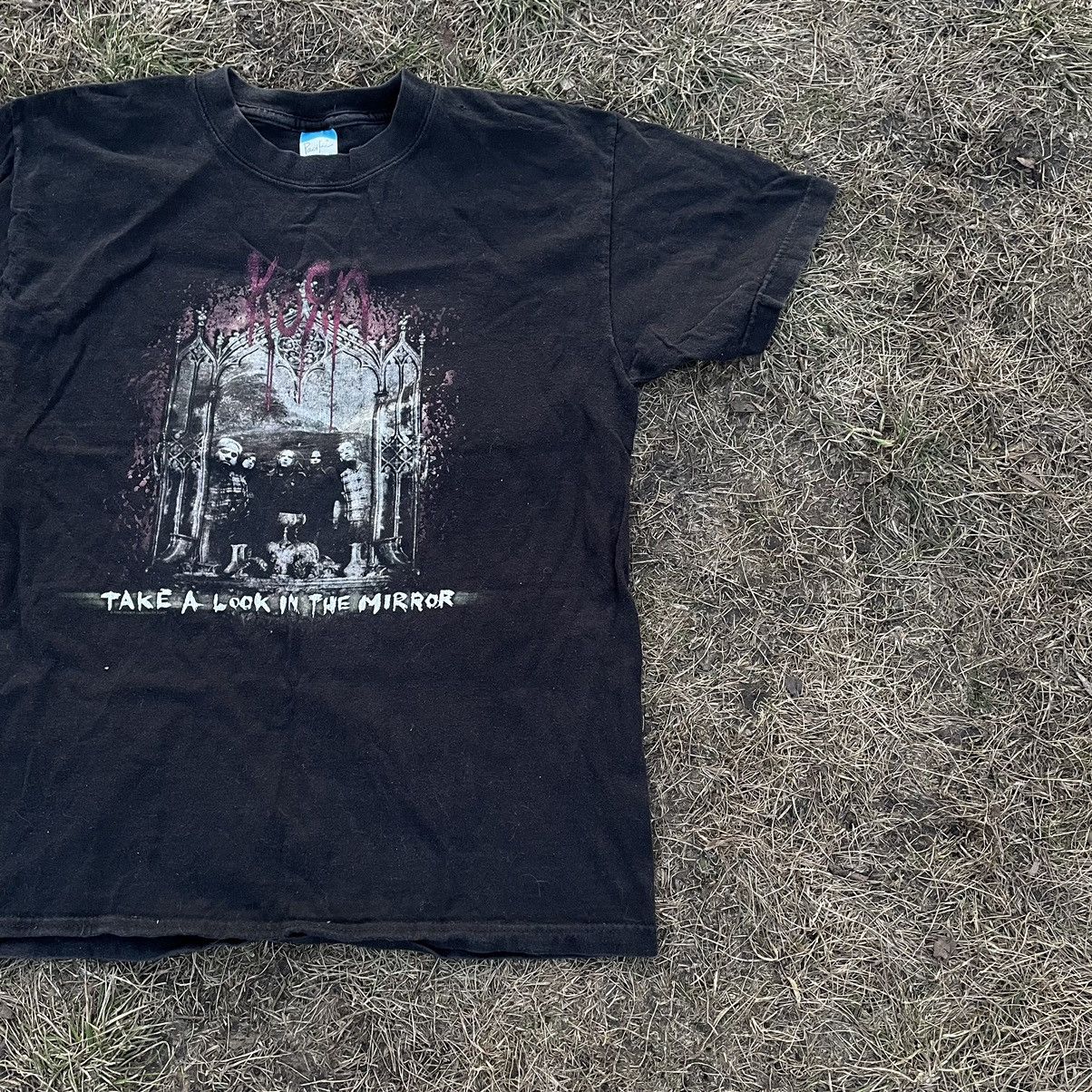 Vintage Vintage 90s Sun Faded Band Graphic Tee Grunge Black Boxy M Size US M / EU 48-50 / 2 - 4 Thumbnail