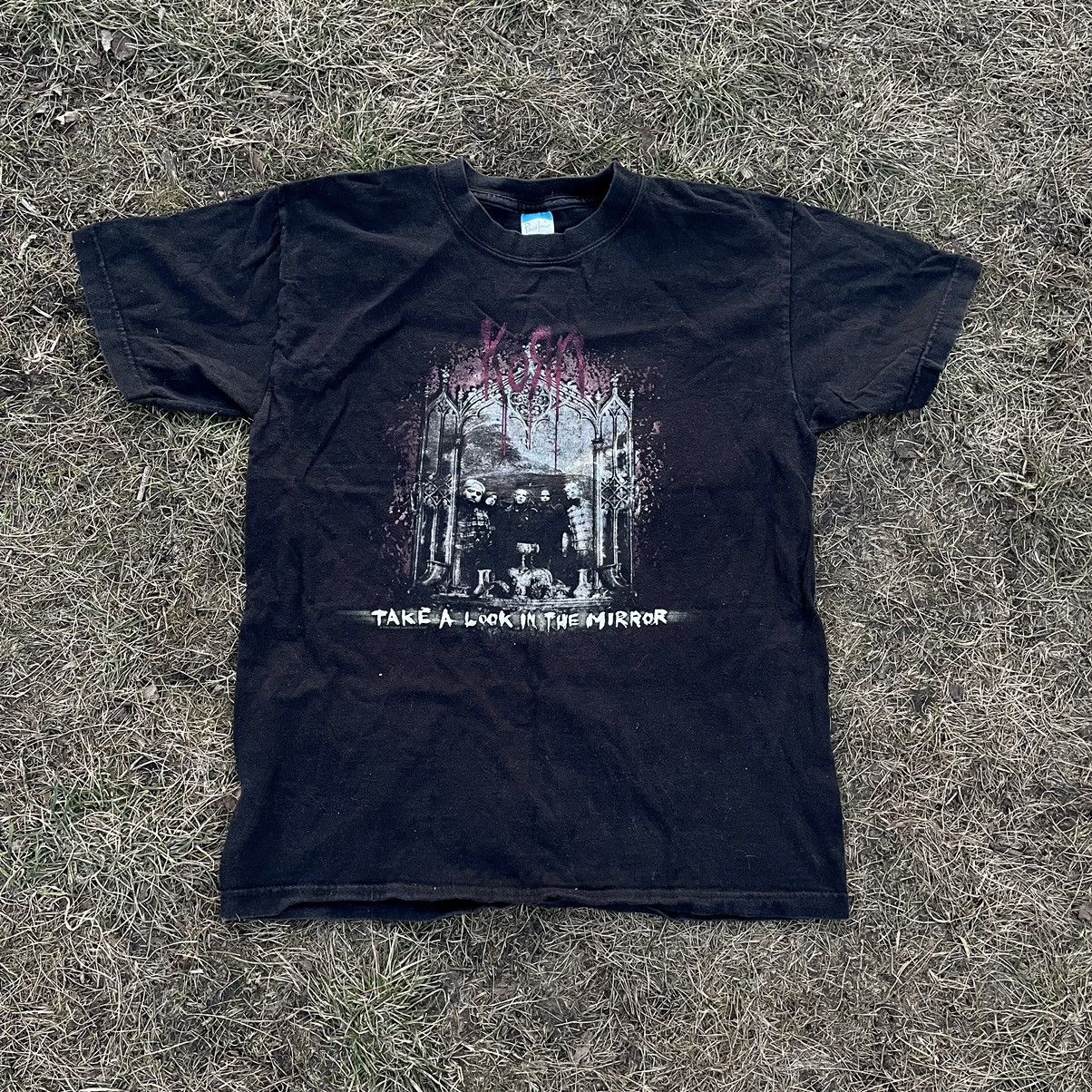 Vintage Vintage 90s Sun Faded Band Graphic Tee Grunge Black Boxy M Size US M / EU 48-50 / 2 - 1 Thumbnail