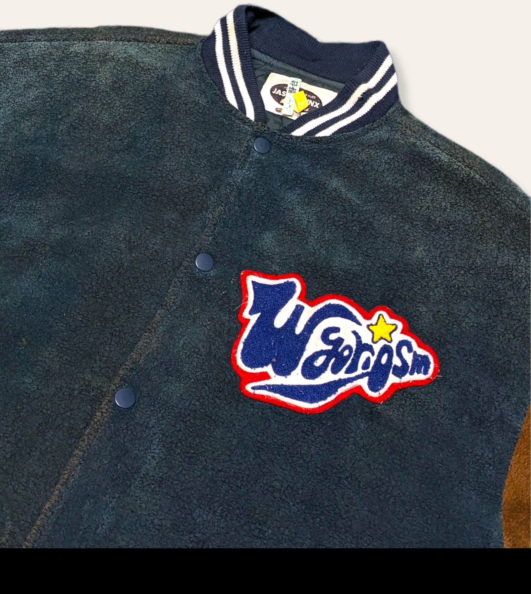 20471120 × Japanese Brand × Vintage Vintage 80s 90s Japanese Designer Jasperminx Varsity Jacket Size US M / EU 48-50 / 2 - 4 Thumbnail