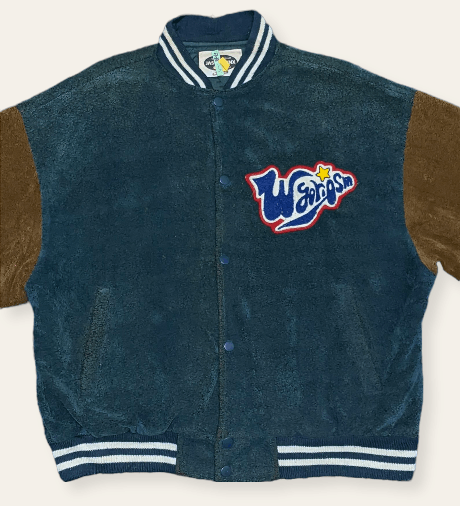 20471120 × Japanese Brand × Vintage Vintage 80s 90s Japanese Designer Jasperminx Varsity Jacket Size US M / EU 48-50 / 2 - 3 Thumbnail