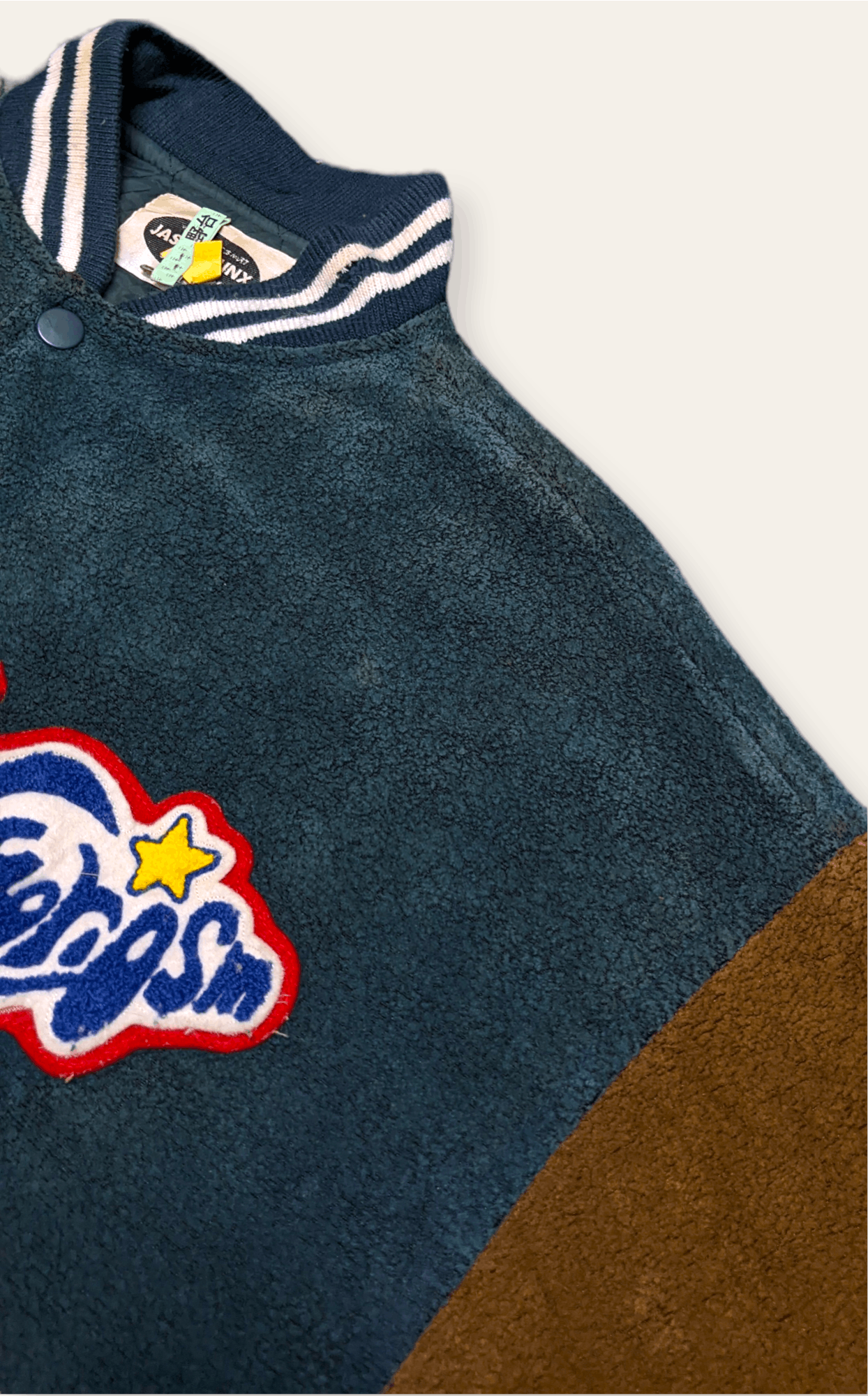 20471120 × Japanese Brand × Vintage Vintage 80s 90s Japanese Designer Jasperminx Varsity Jacket Size US M / EU 48-50 / 2 - 11 Thumbnail