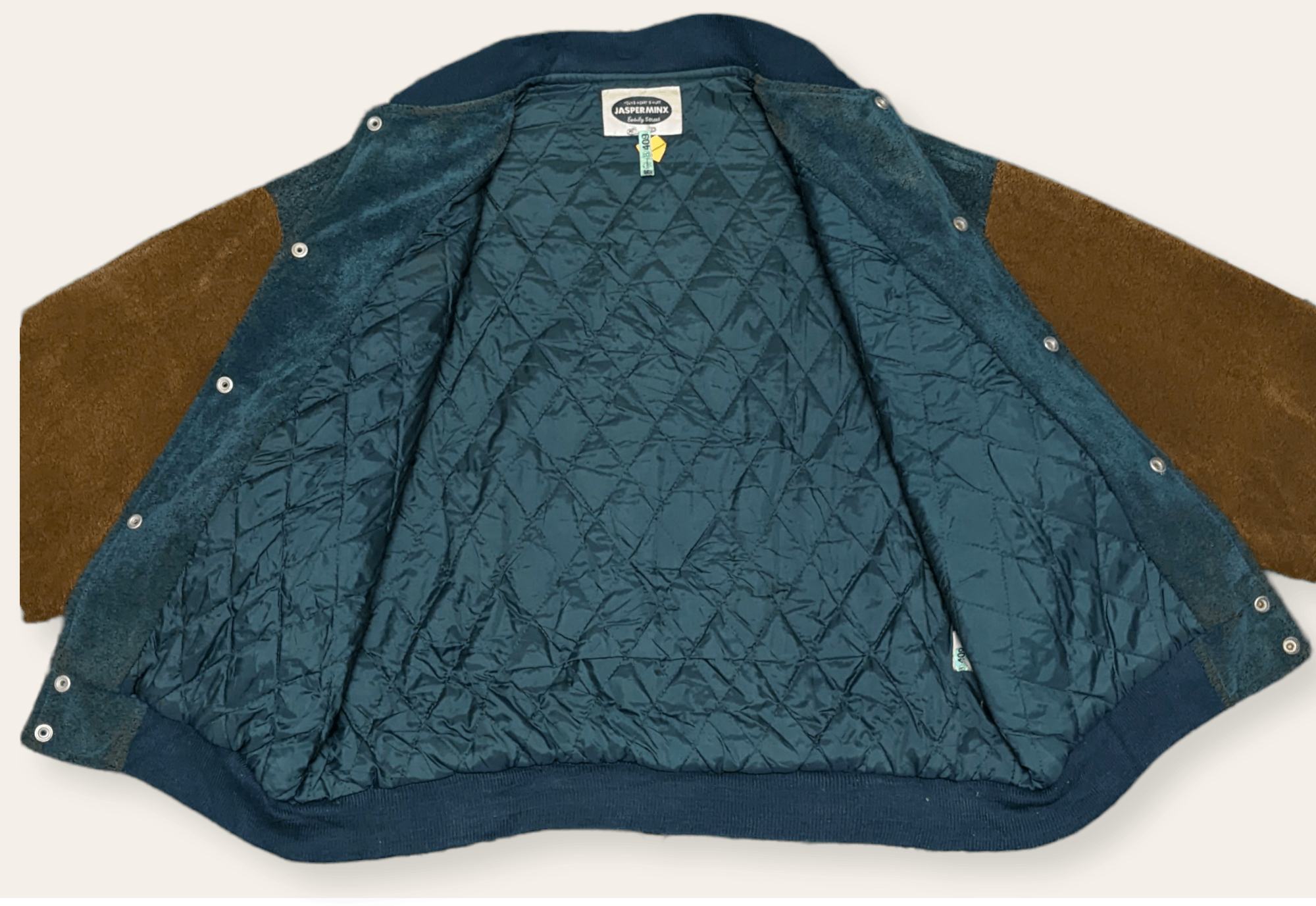 20471120 × Japanese Brand × Vintage Vintage 80s 90s Japanese Designer Jasperminx Varsity Jacket Size US M / EU 48-50 / 2 - 8 Thumbnail
