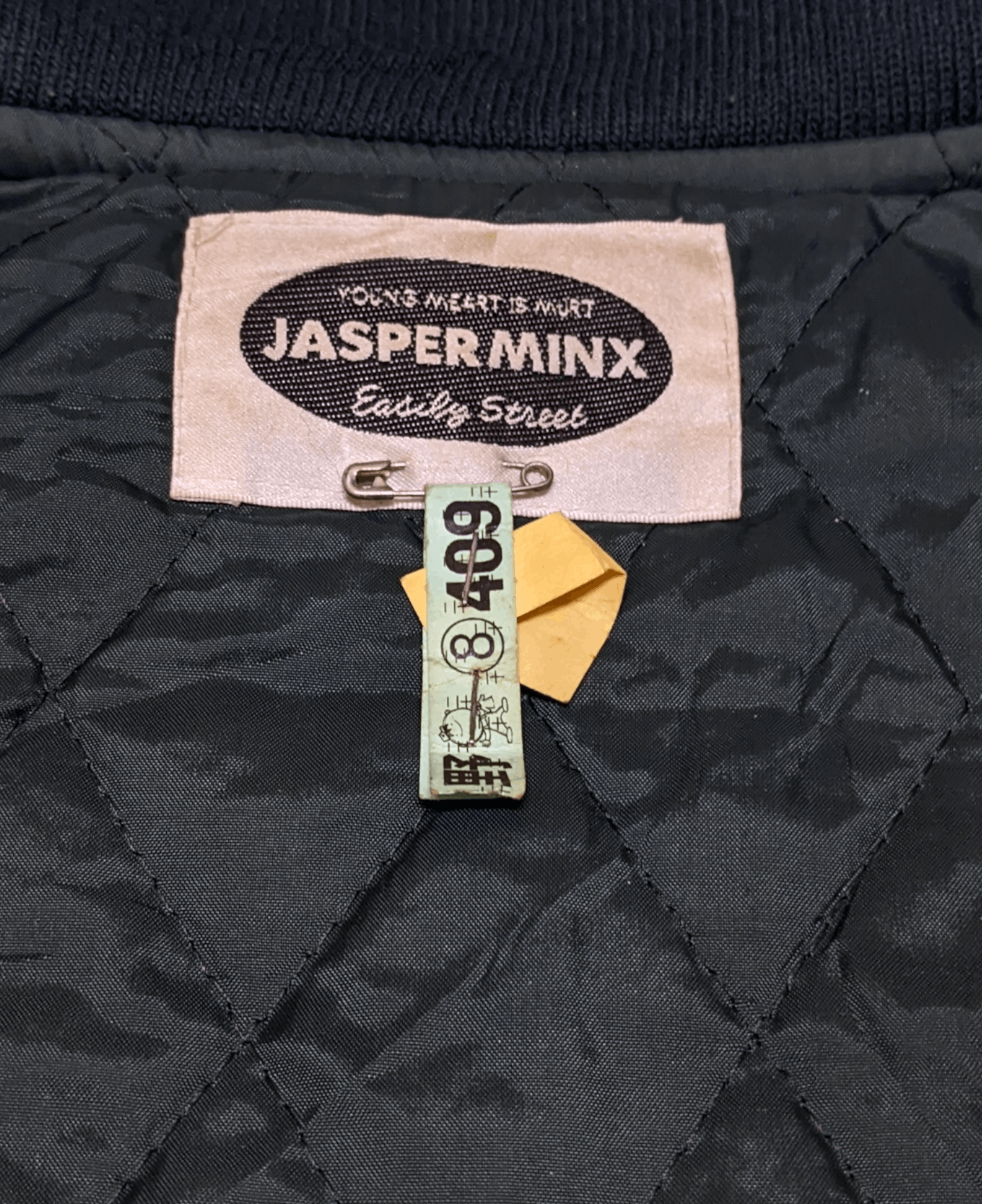 20471120 × Japanese Brand × Vintage Vintage 80s 90s Japanese Designer Jasperminx Varsity Jacket Size US M / EU 48-50 / 2 - 9 Thumbnail