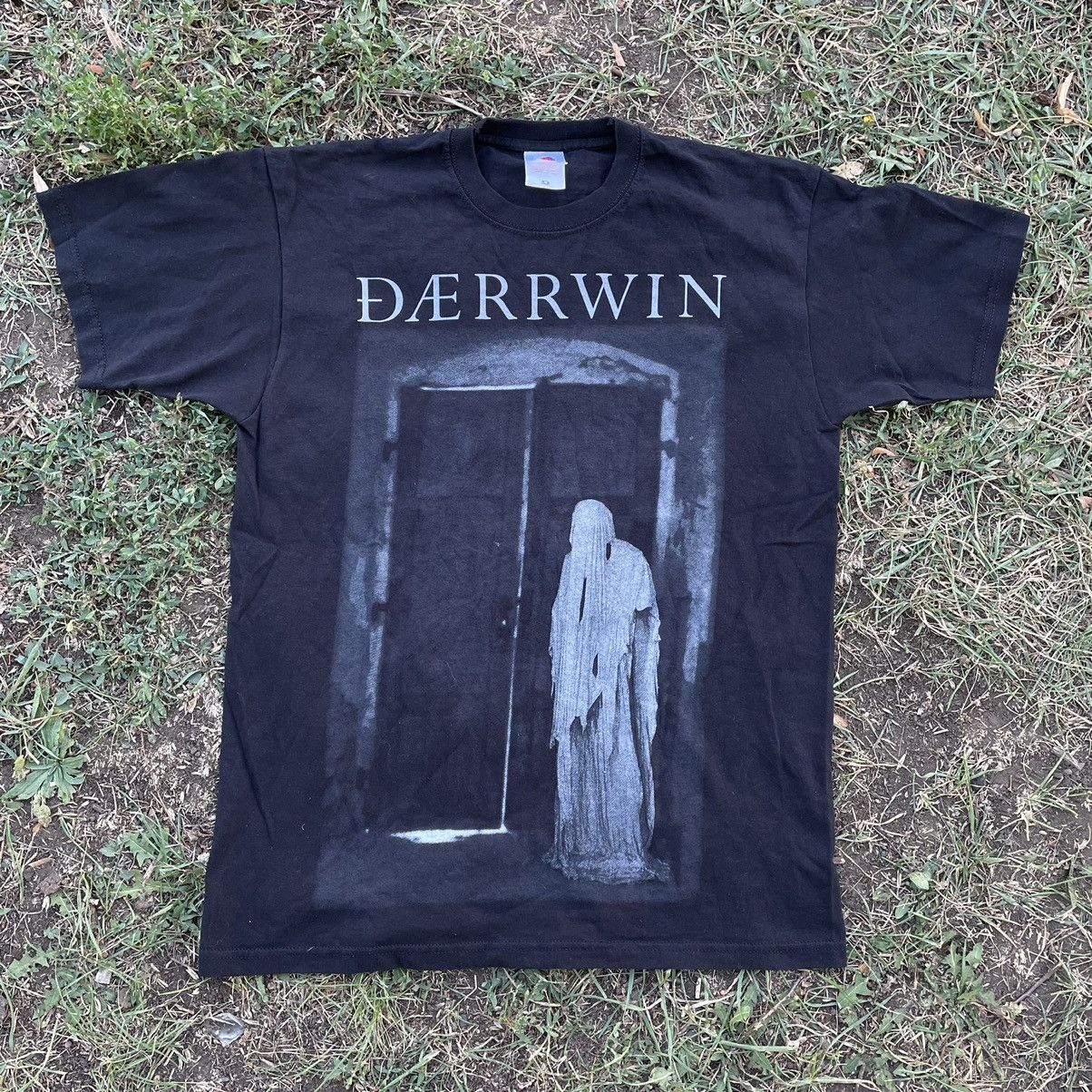 Vintage Vintage Y2K Daerwin Faded Black Graphic Tee Horror Grunge M Size US M / EU 48-50 / 2 - 1 Thumbnail