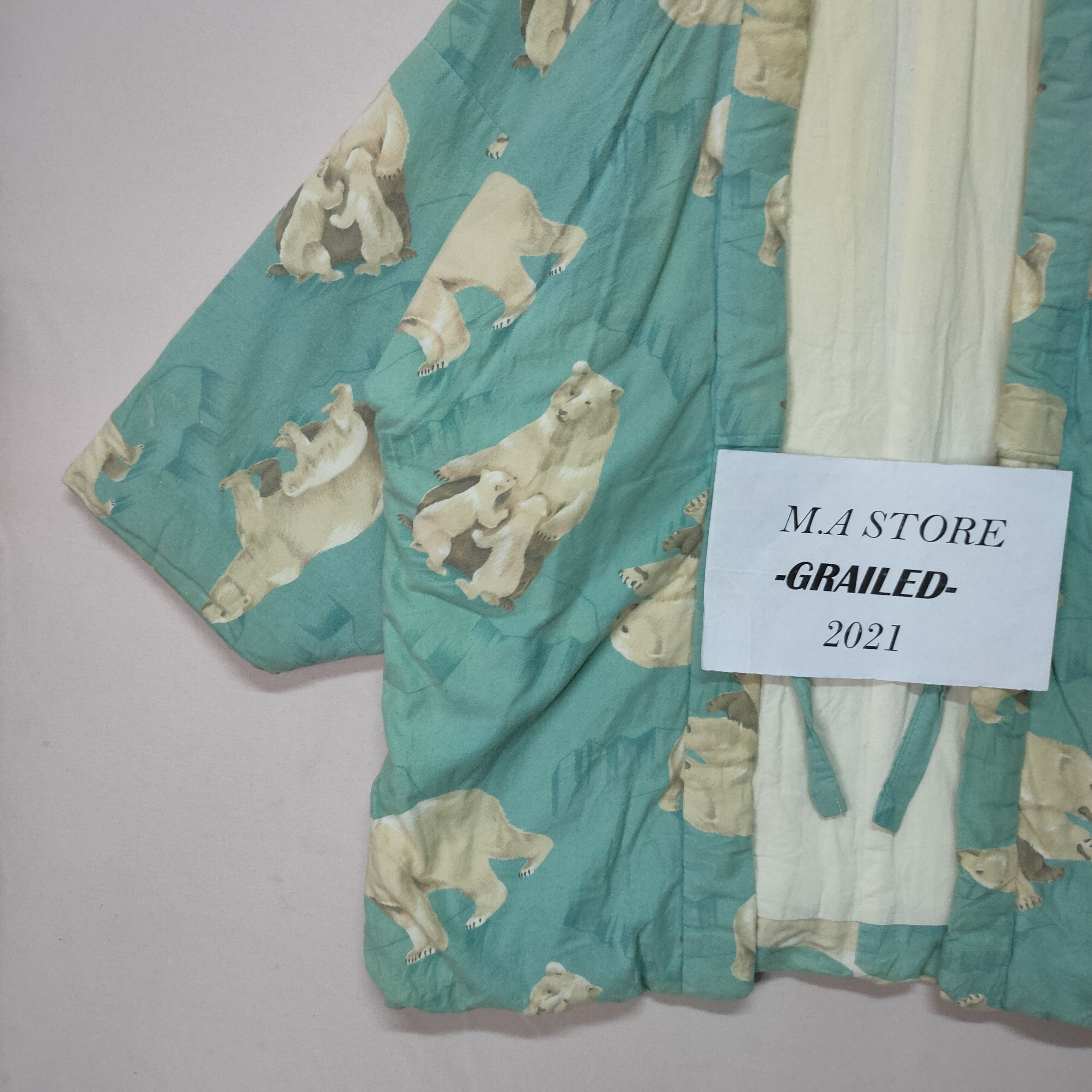 Habitat Vintage Cecilene Kimono Puffer Hunten Fullprint Habitat Size US L / EU 52-54 / 3 - 3 Thumbnail